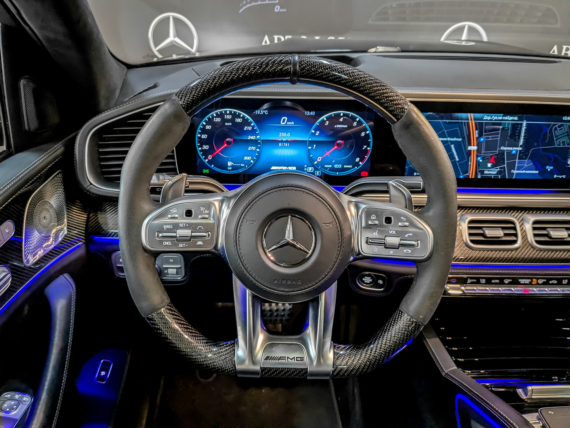 MERCEDES-BENZ GLS 63 AMG 4M 4.00 (626 л.с), автомат, 2021, пробег 81 045 км