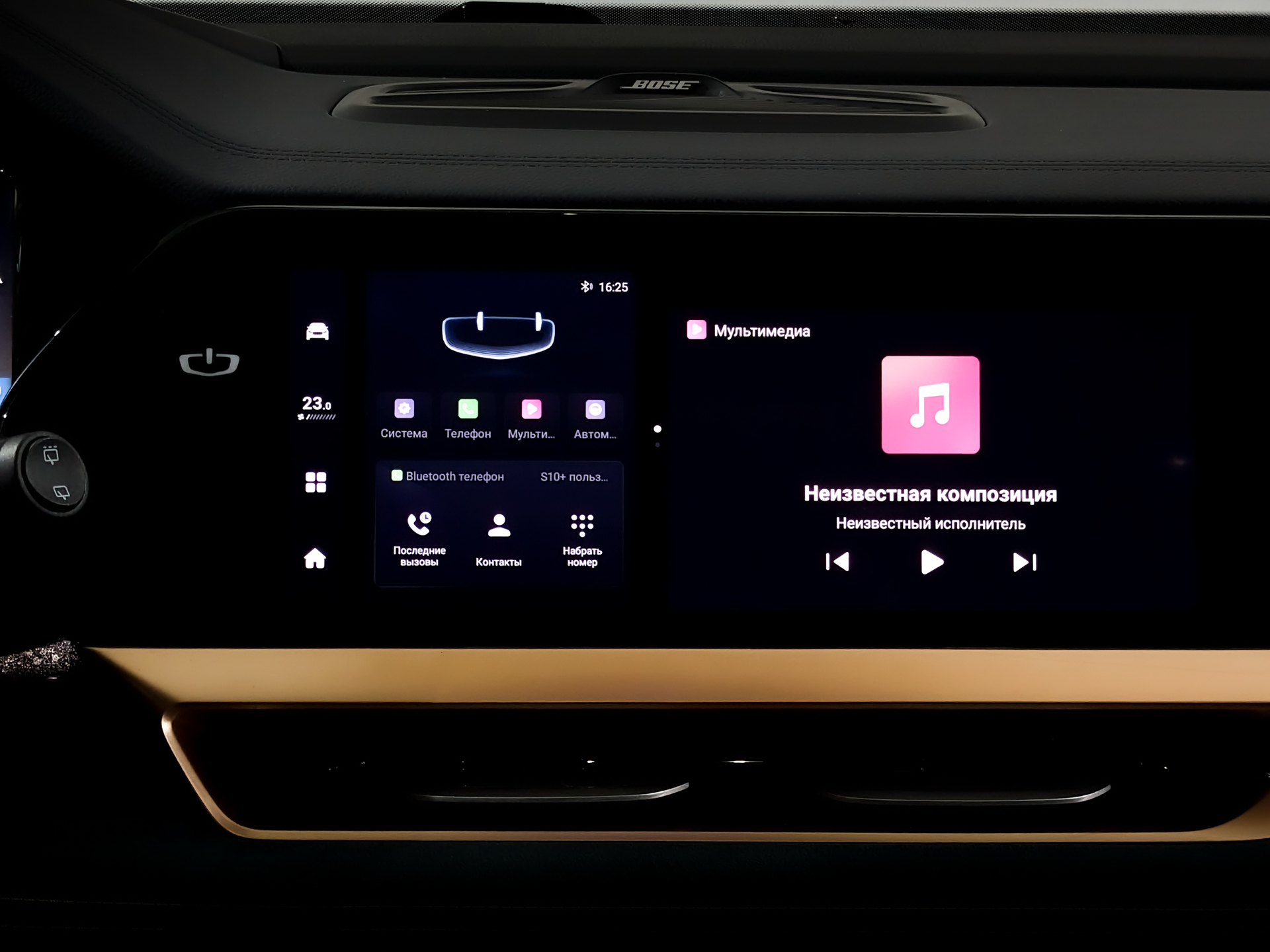 Головное устройство Geely Monjaro