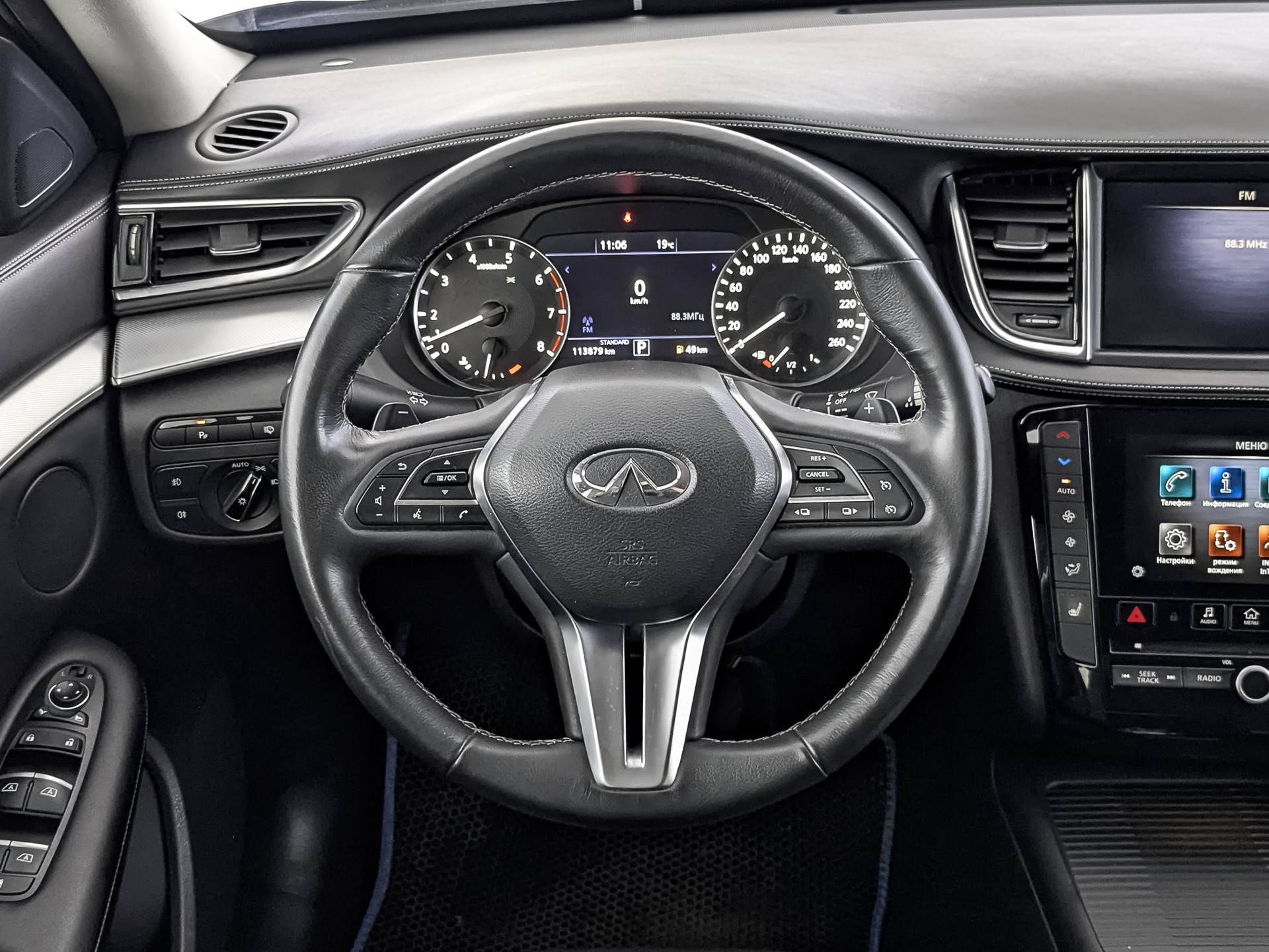 INFINITI QX50 2.00 (249 л.с), автомат, 2020, пробег 119 102 км