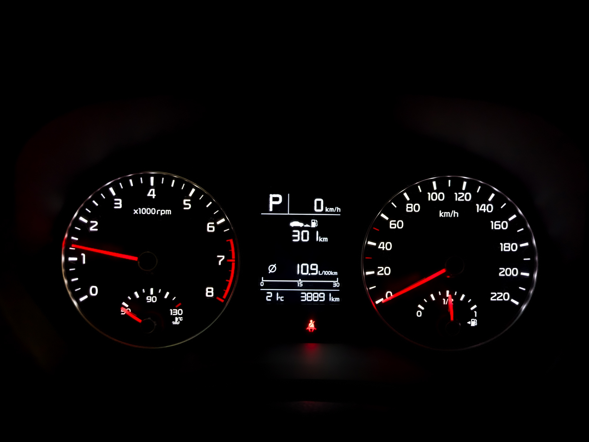 KIA Rio 1.60 (123 л.с), автомат, 2021, пробег 38 885 км