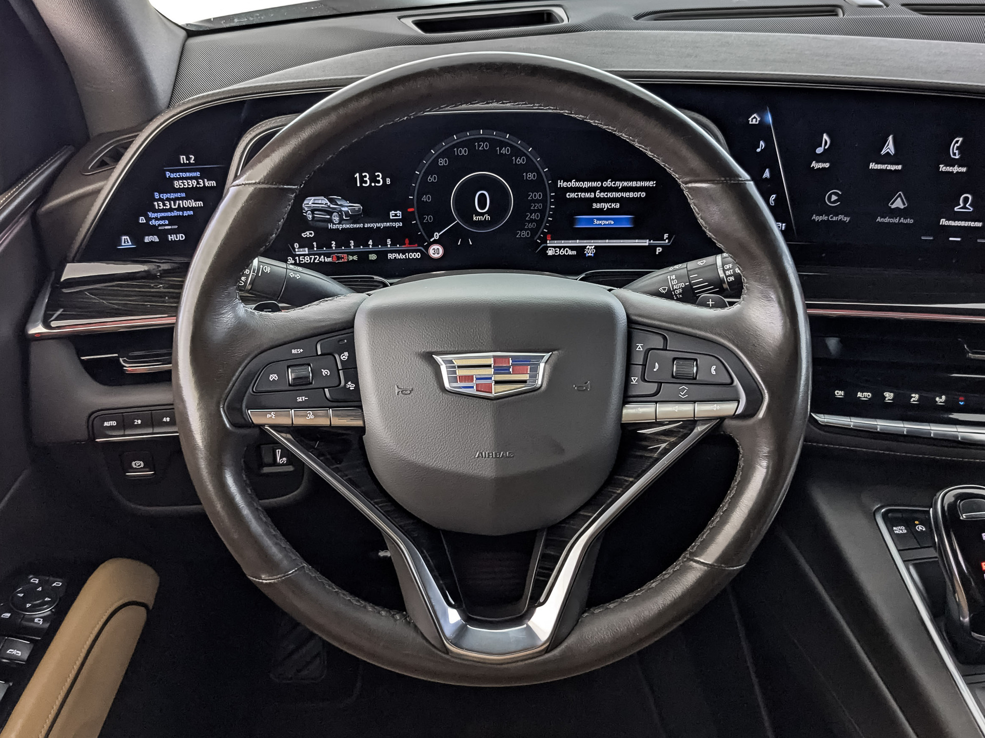 CADILLAC Escalade 6.20 (416 л.с), автомат, 2022, пробег 158 651 км