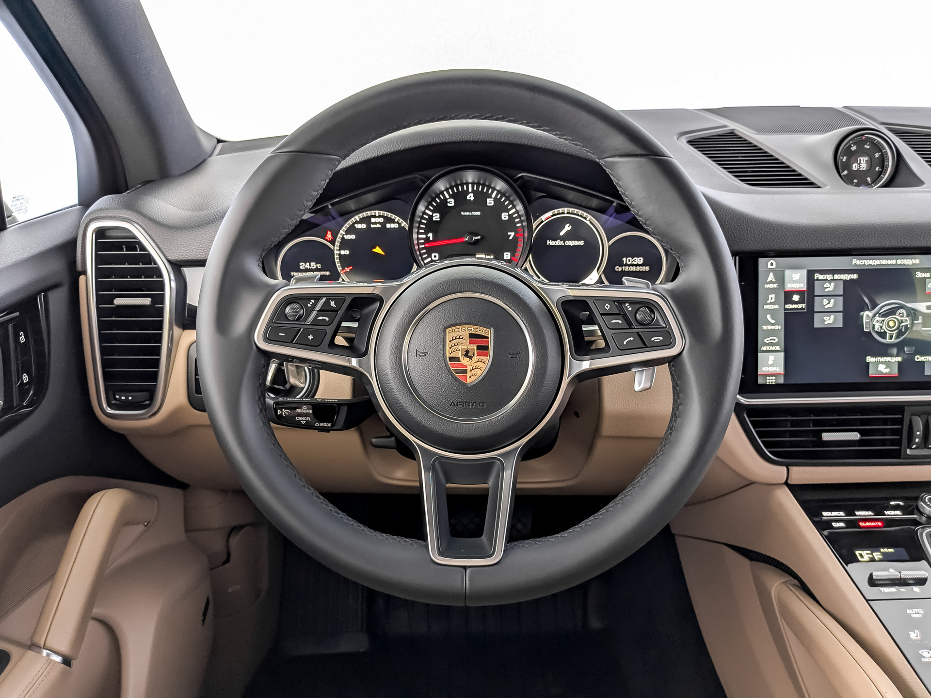 PORSCHE Cayenne 3.00 (340 л.с), автомат, 2019, пробег 69 285 км