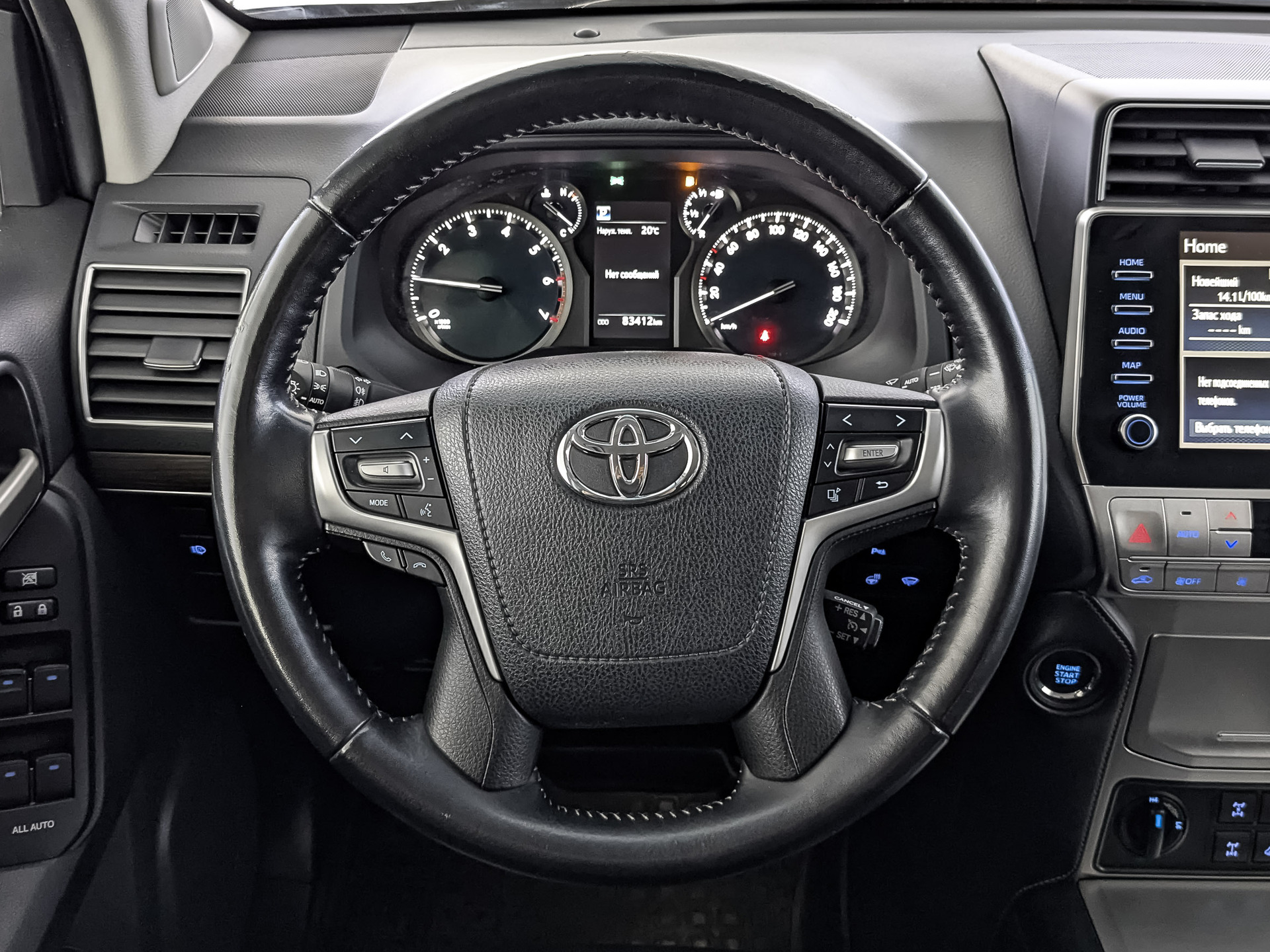 TOYOTA Land Cruiser Prado 4.00 (249 л.с), автомат, 2020, пробег 83 400 км