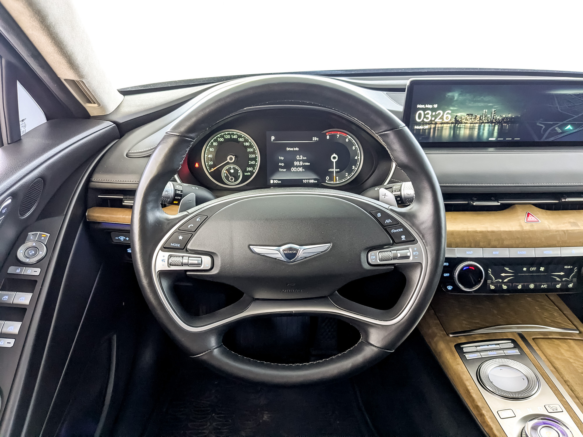 GENESIS G80 3.50 (379 л.с), автомат, 2021, пробег 101 181 км