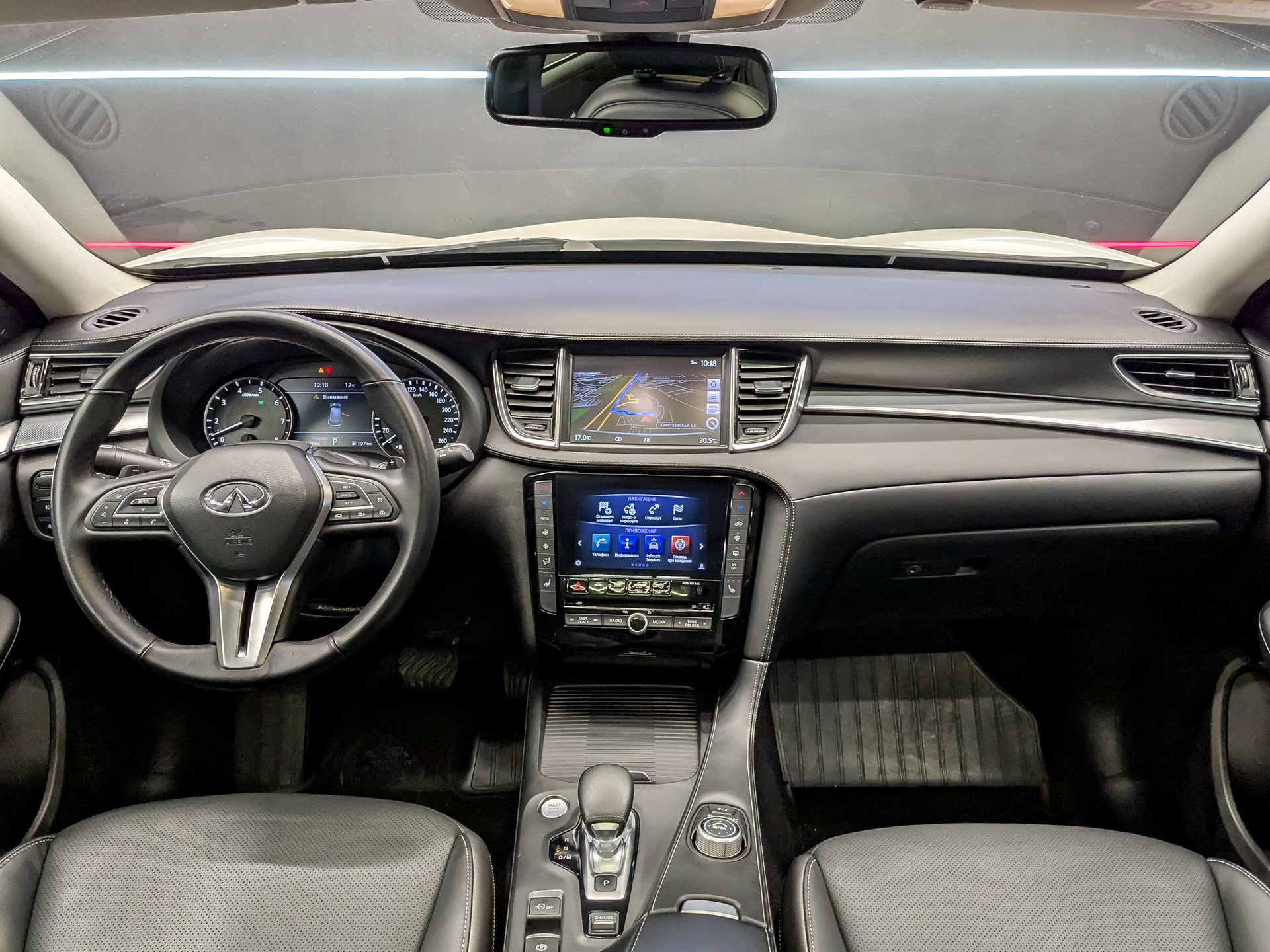 INFINITI QX50 2.00 (249 л.с), автомат, 2019, пробег 103 626 км