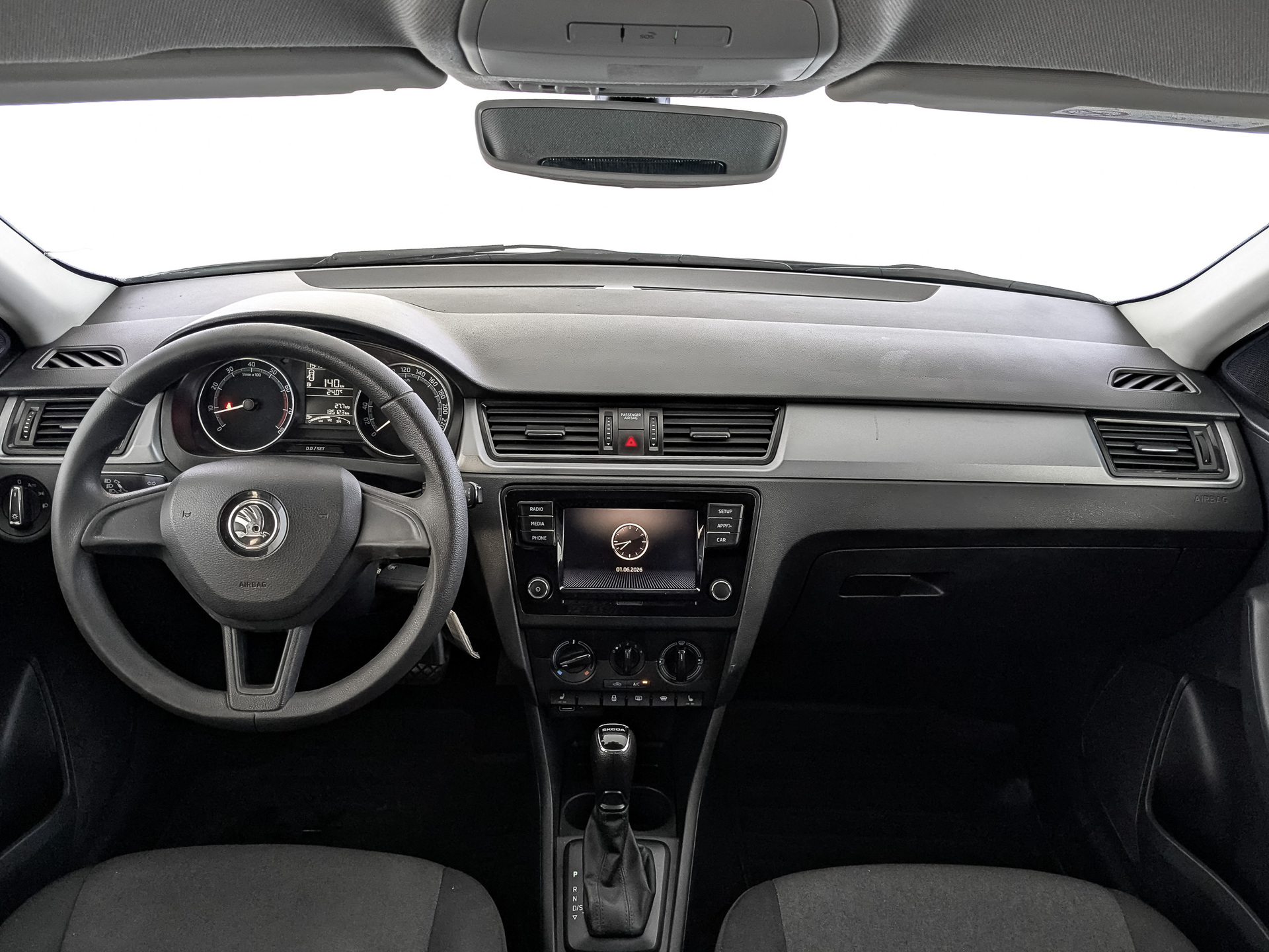 SKODA Rapid 1.60 (110 л.с), автомат, 2019, пробег 134 689 км
