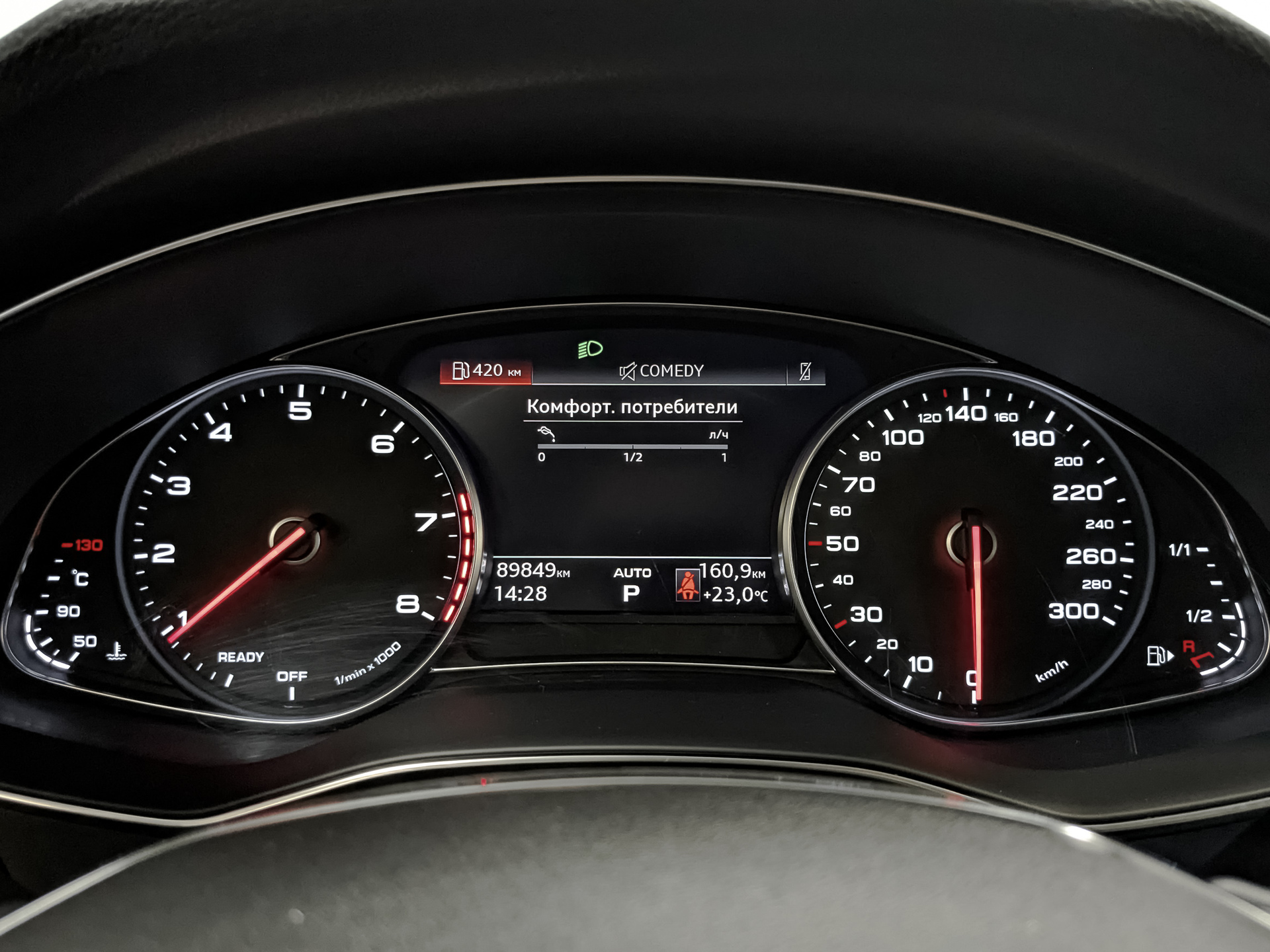 AUDI A6 2.00 (245 л.с), автомат, 2019, пробег 89 838 км