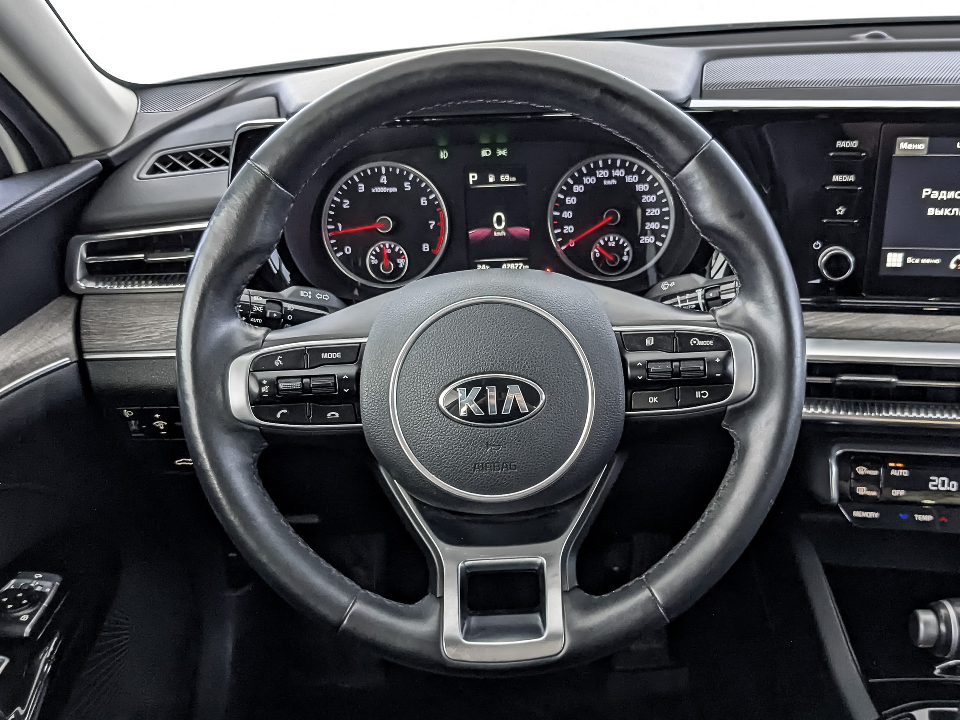 KIA K5 2.00 (150 л.с), автомат, 2021, пробег 47 871 км