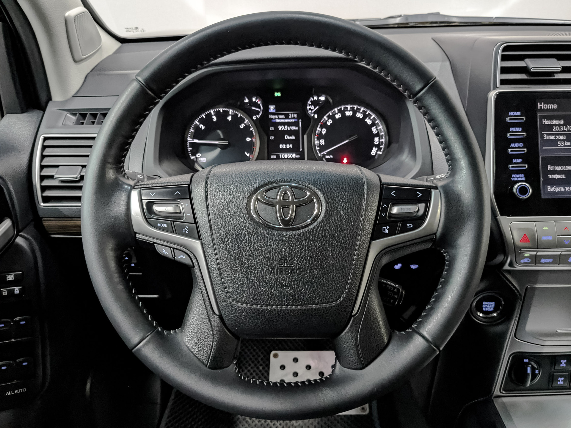 TOYOTA Land Cruiser Prado 4.00 (249 л.с), автомат, 2021, пробег 108 602 км