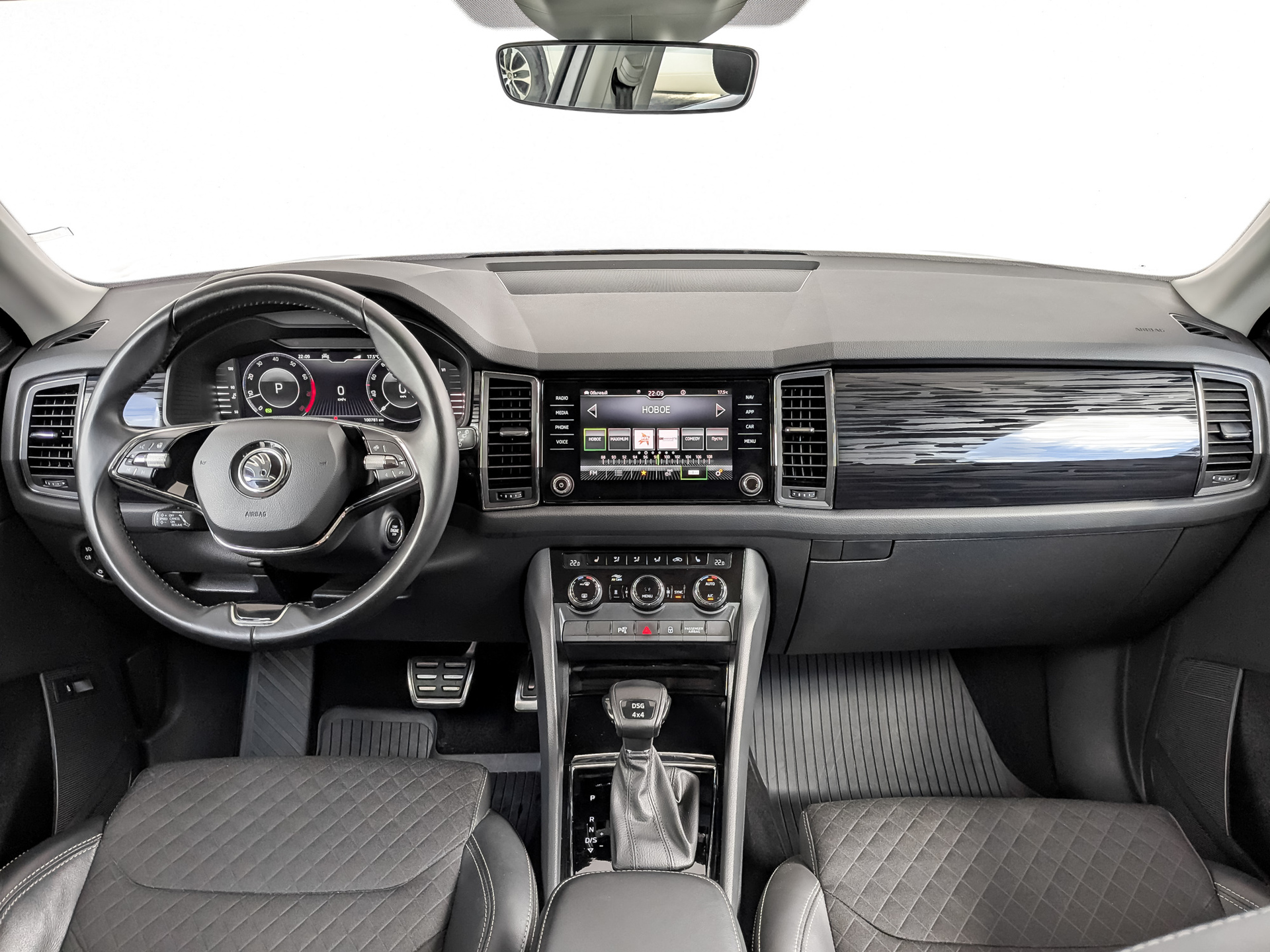 SKODA Kodiaq 2.00 (180 л.с), автомат, 2021, пробег 100 760 км