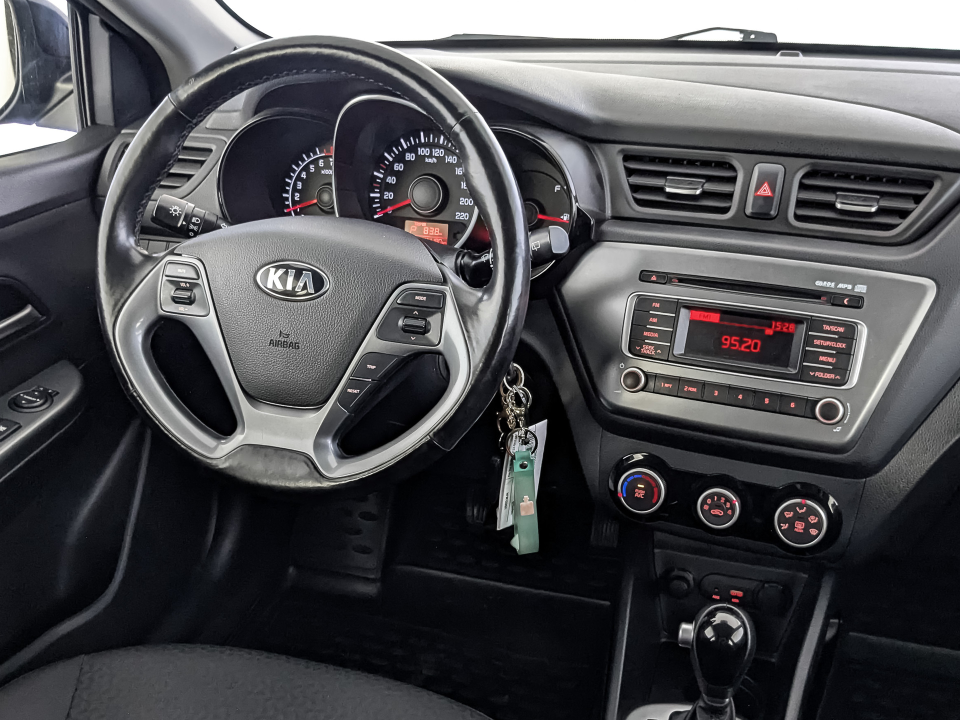 KIA Rio 1.60 (123 л.с), автомат, 2017, пробег 41 179 км