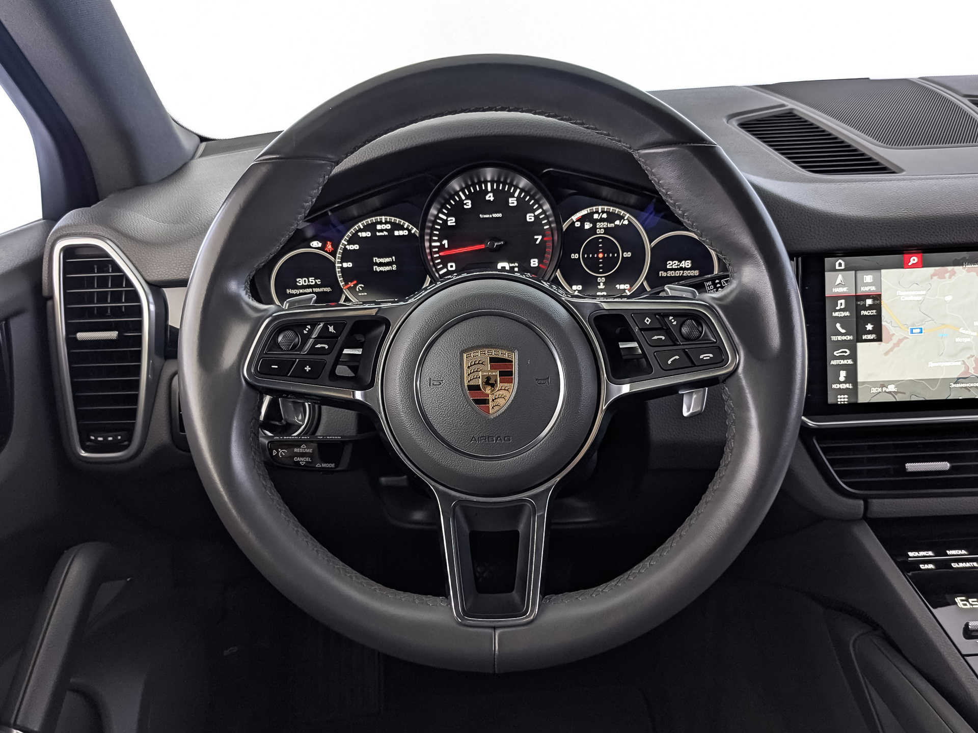 PORSCHE Cayenne 3.00 (340 л.с), автомат, 2019, пробег 123 838 км