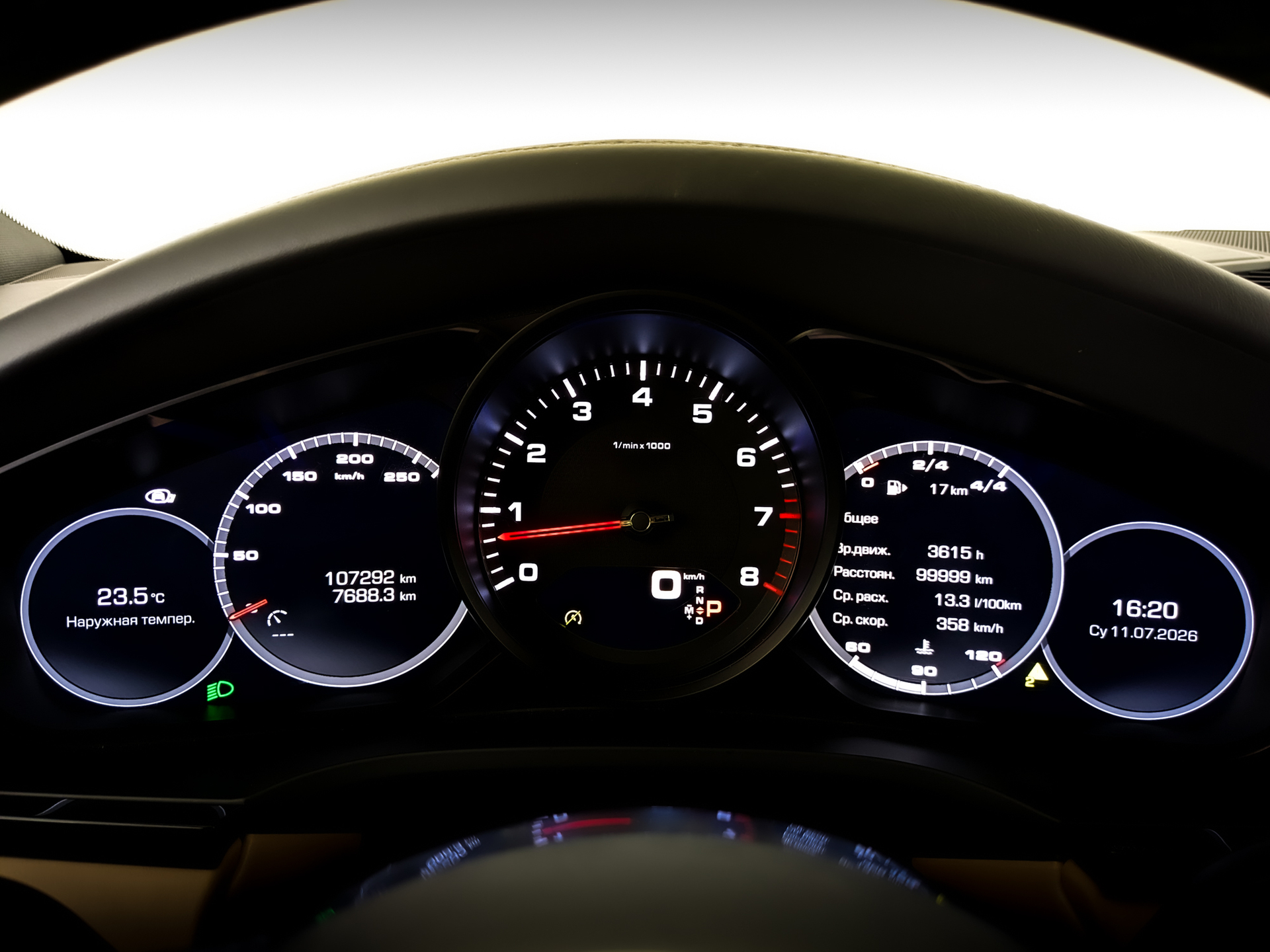 PORSCHE Cayenne 3.00 (340 л.с), автомат, 2020, пробег 107 289 км