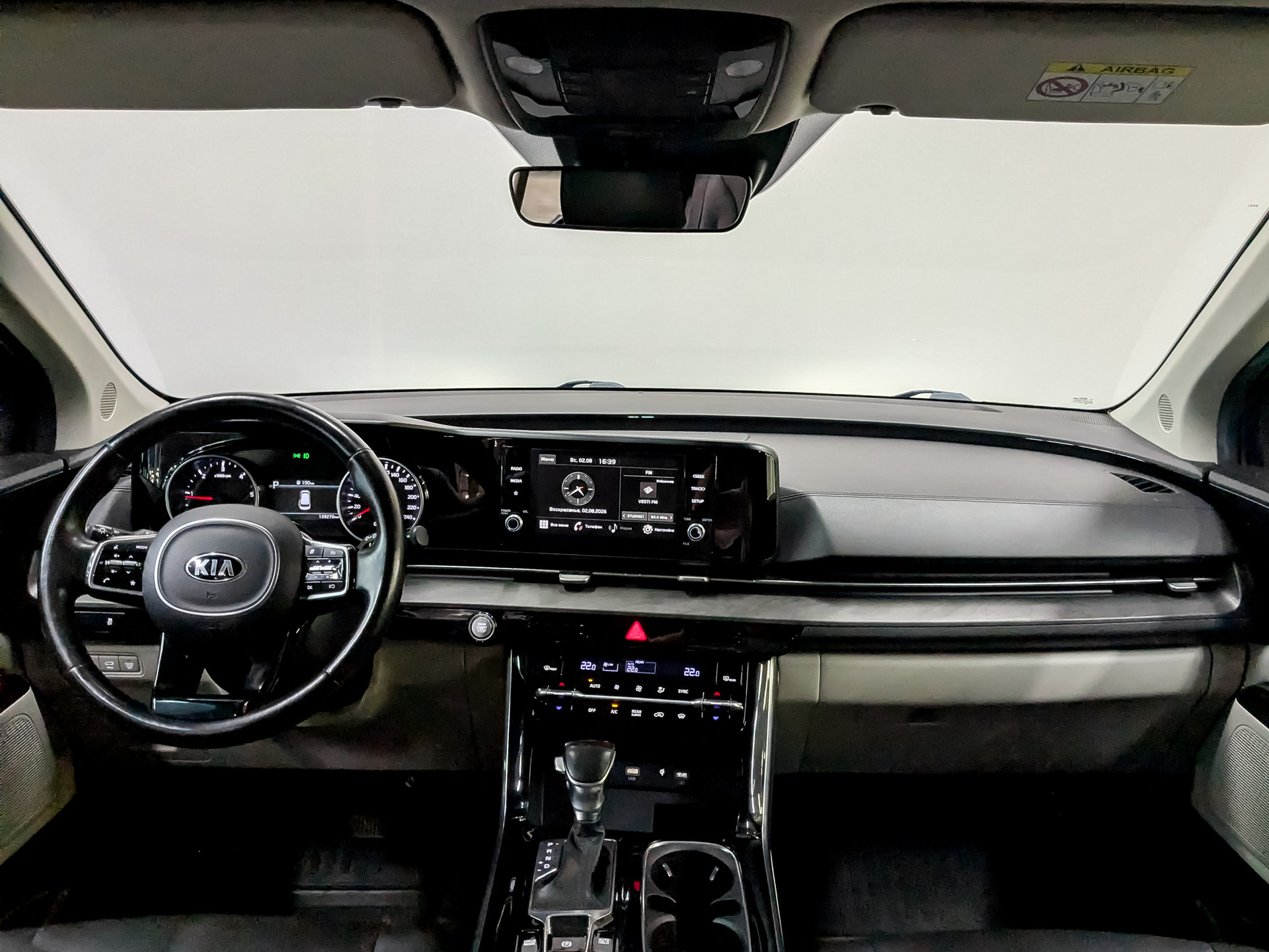 KIA Carnival 2.20 (199 л.с), автомат, 2021, пробег 138 849 км