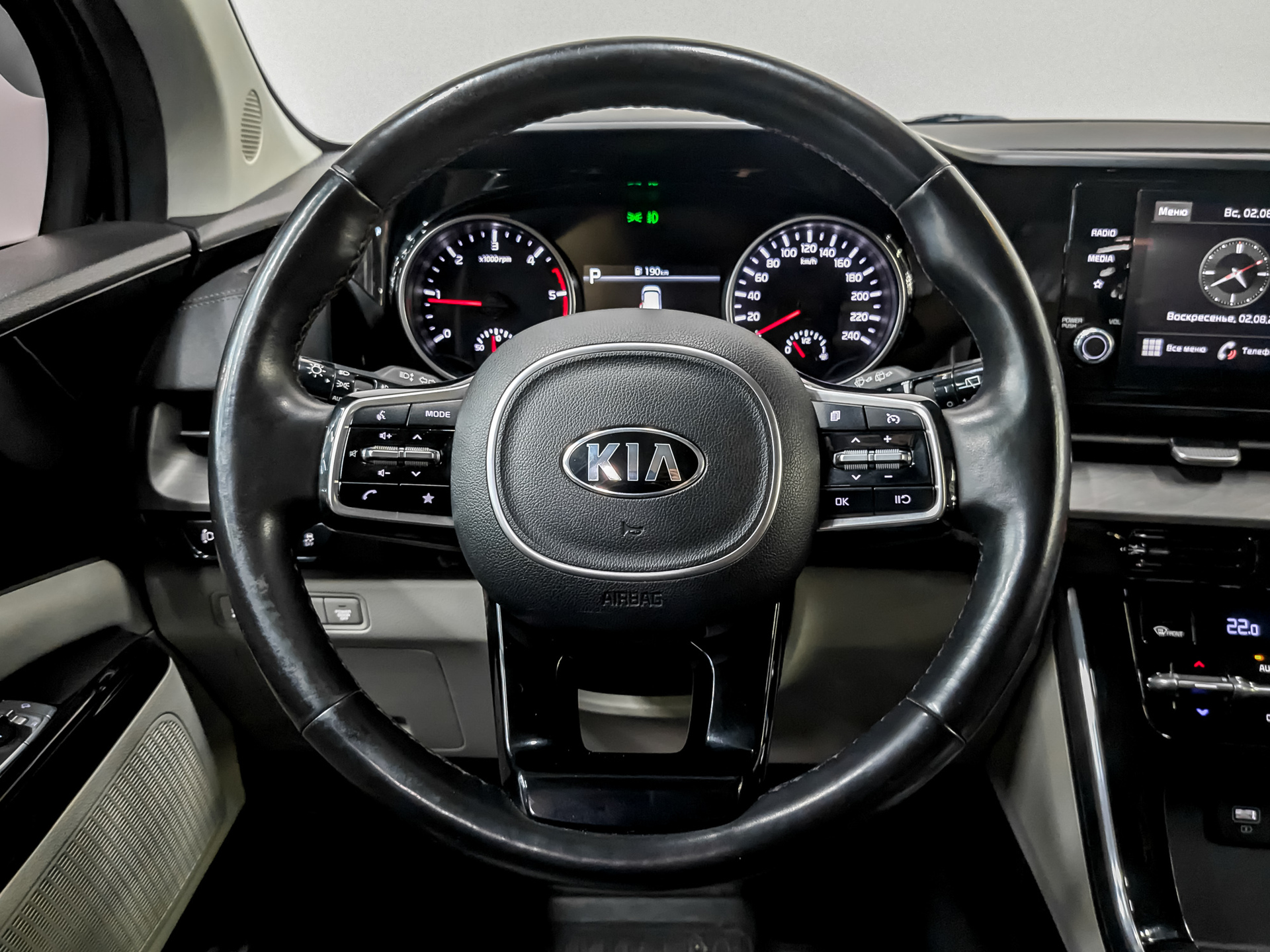 KIA Carnival 2.20 (199 л.с), автомат, 2021, пробег 138 849 км