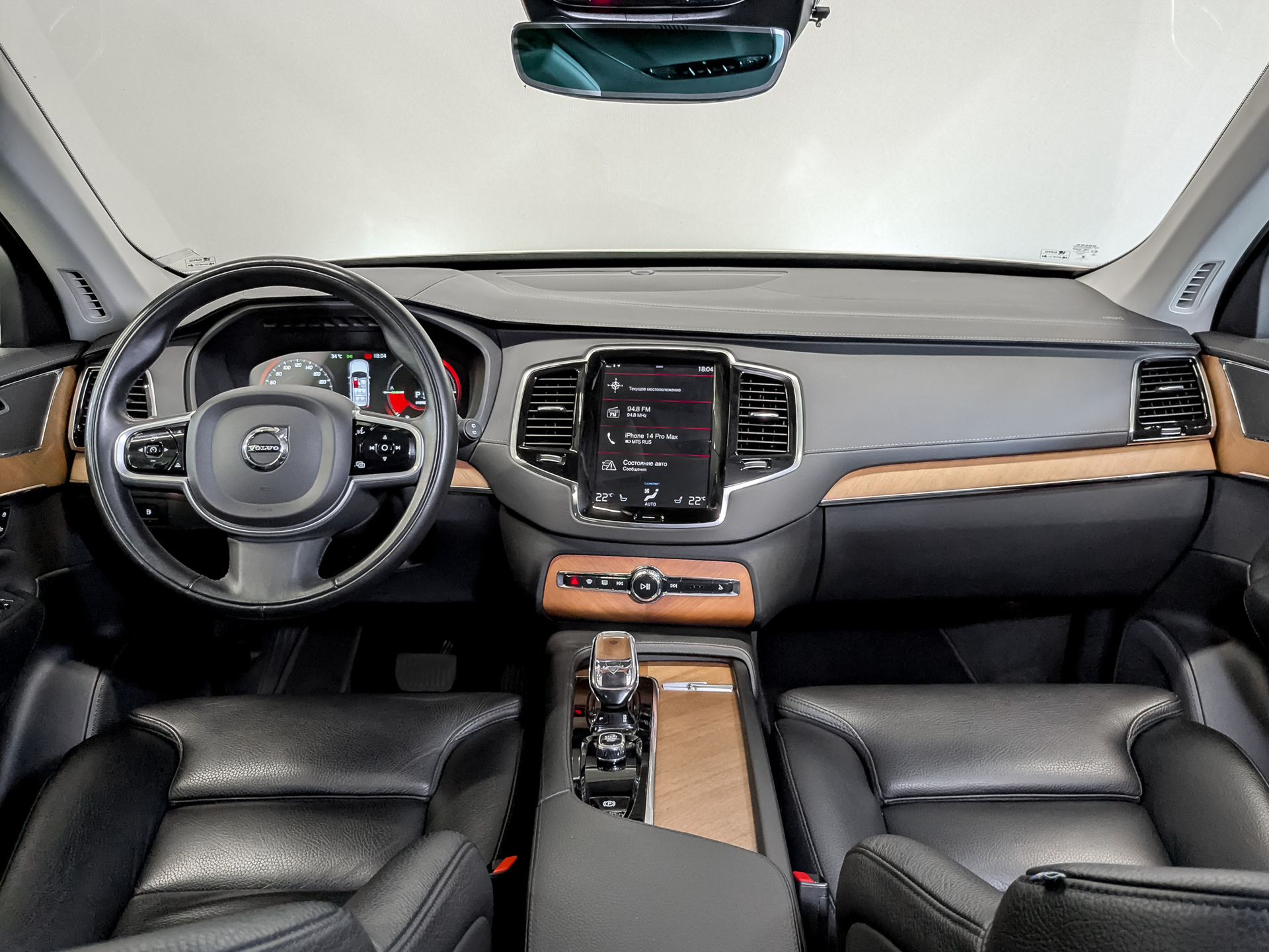 VOLVO XC90 2.00 (358 л.с), автомат, 2021, пробег 96 968 км