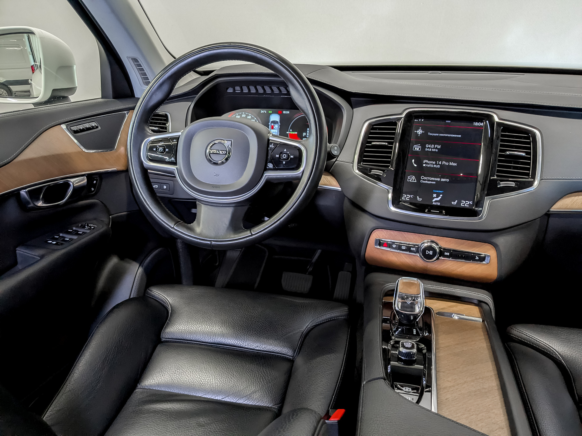 VOLVO XC90 2.00 (358 л.с), автомат, 2021, пробег 96 968 км