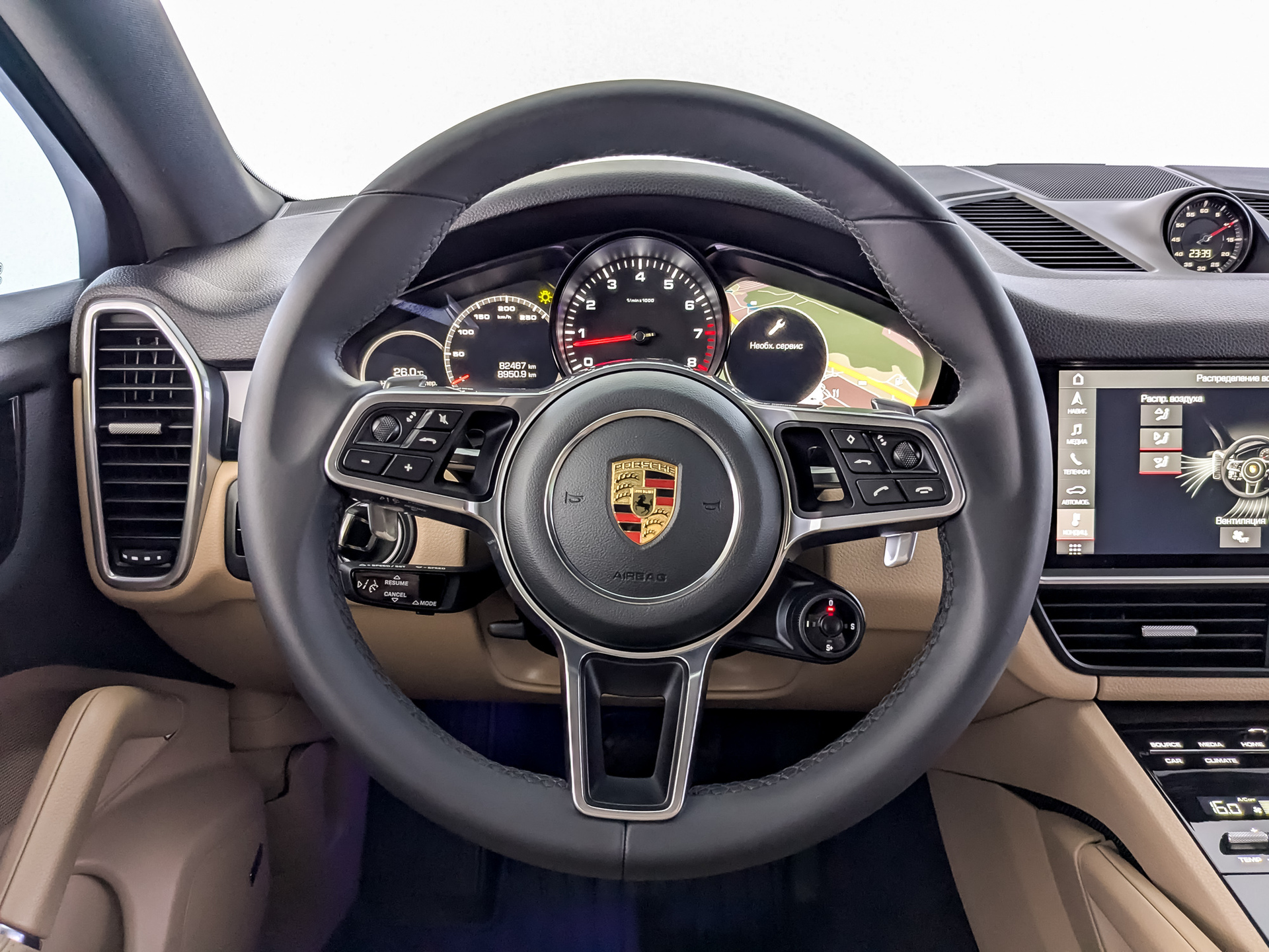 PORSCHE Cayenne Coupe I 3.00 (340 л.с), автомат, 2021, пробег 82 464 км