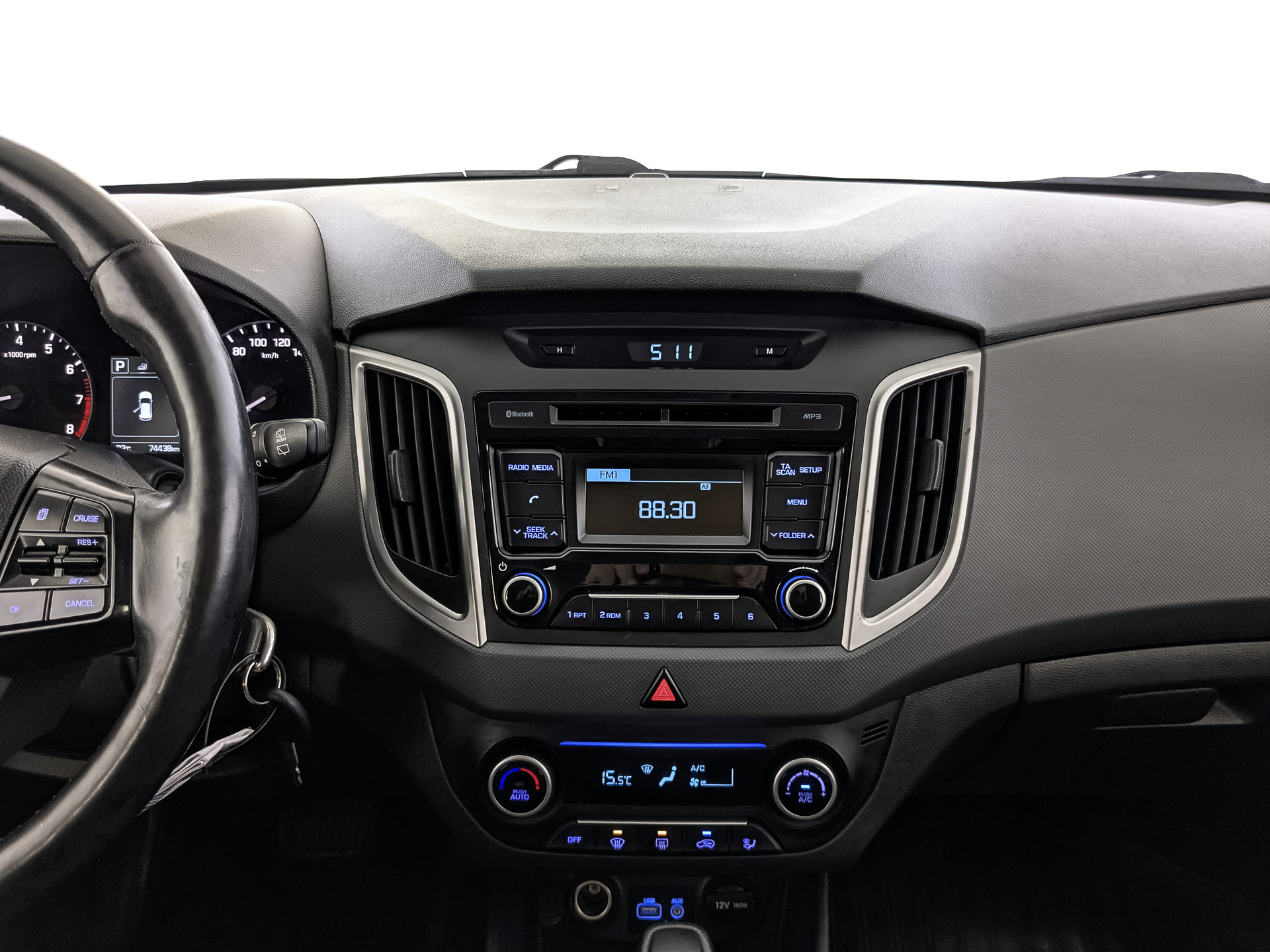 HYUNDAI Creta 2.00 (149 л.с), автомат, 2019, пробег 74 430 км