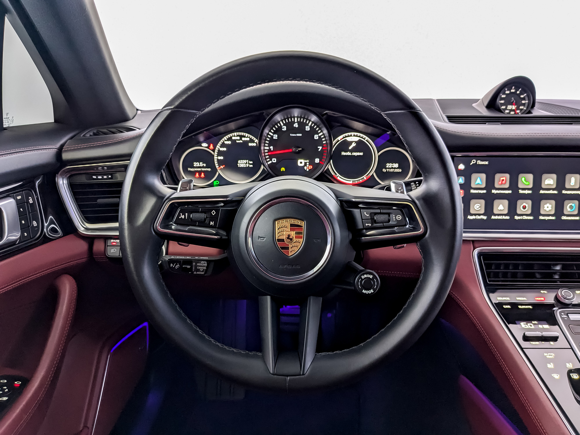 PORSCHE Panamera 2.90 (330 л.с), автомат, 2022, пробег 63 400 км