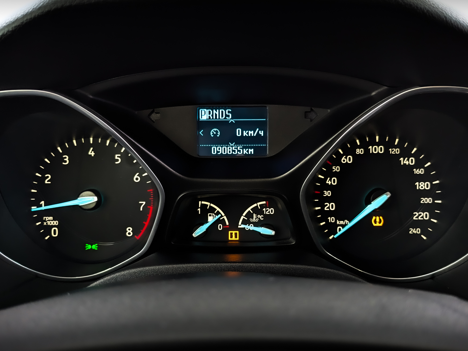 FORD Focus 1.60 (125 л.с), автомат, 2018, пробег 90 735 км