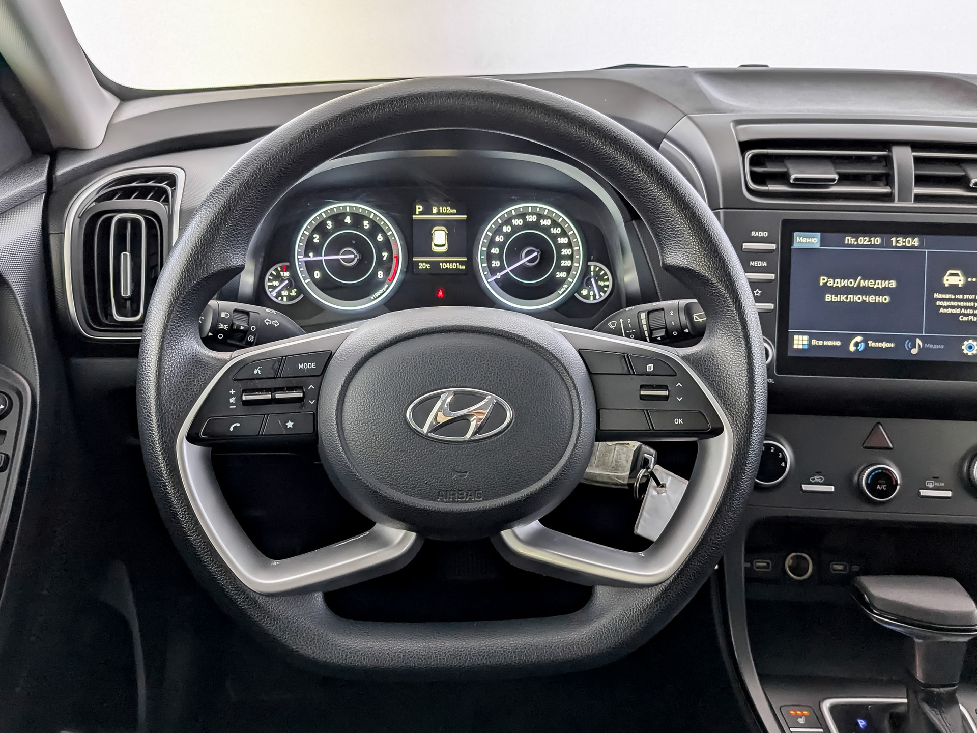 HYUNDAI Creta 1.60 (123 л.с), автомат, 2021, пробег 104 539 км