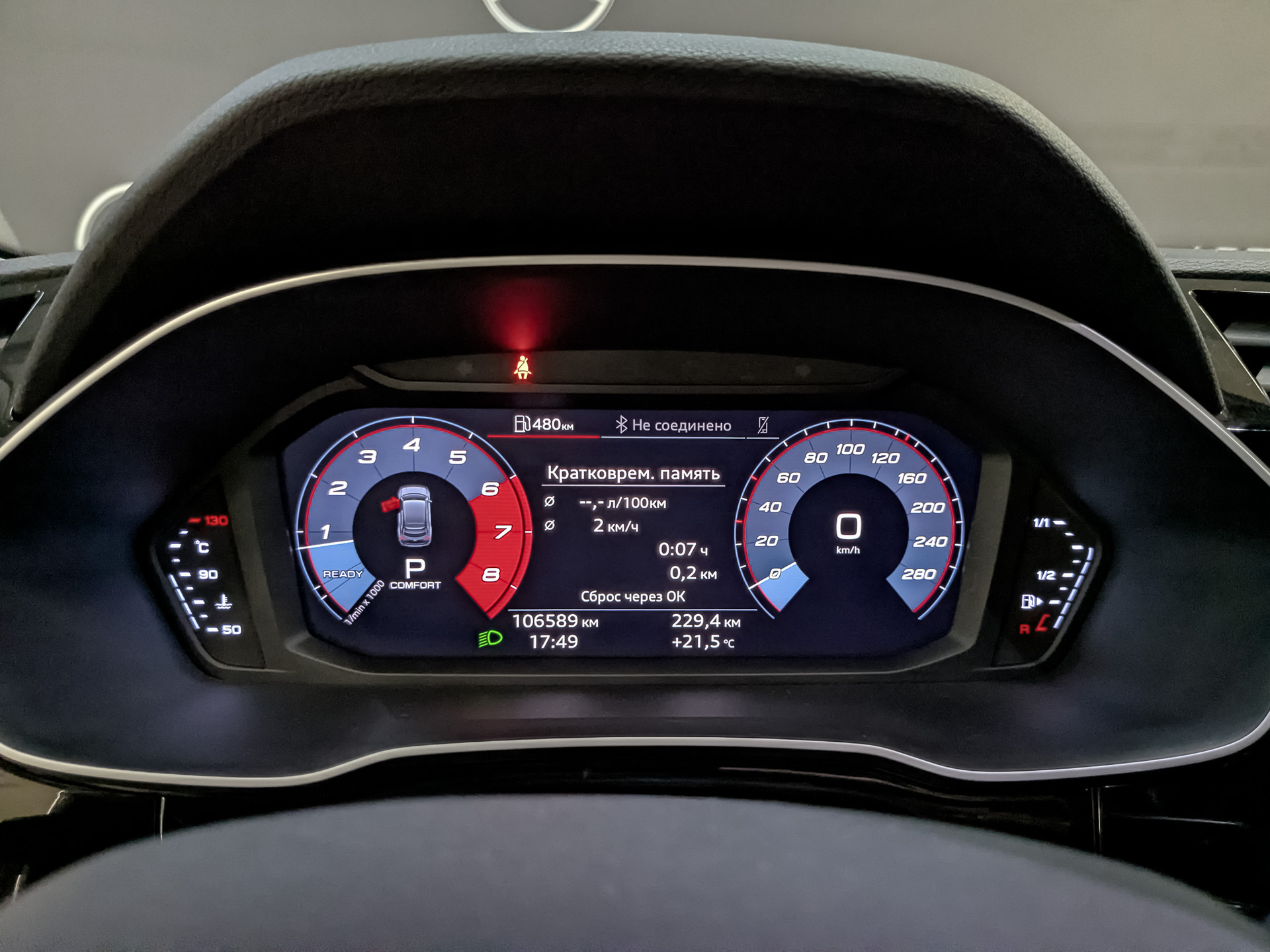 AUDI Q3 2.00 (180 л.с), автомат, 2020, пробег 106 279 км