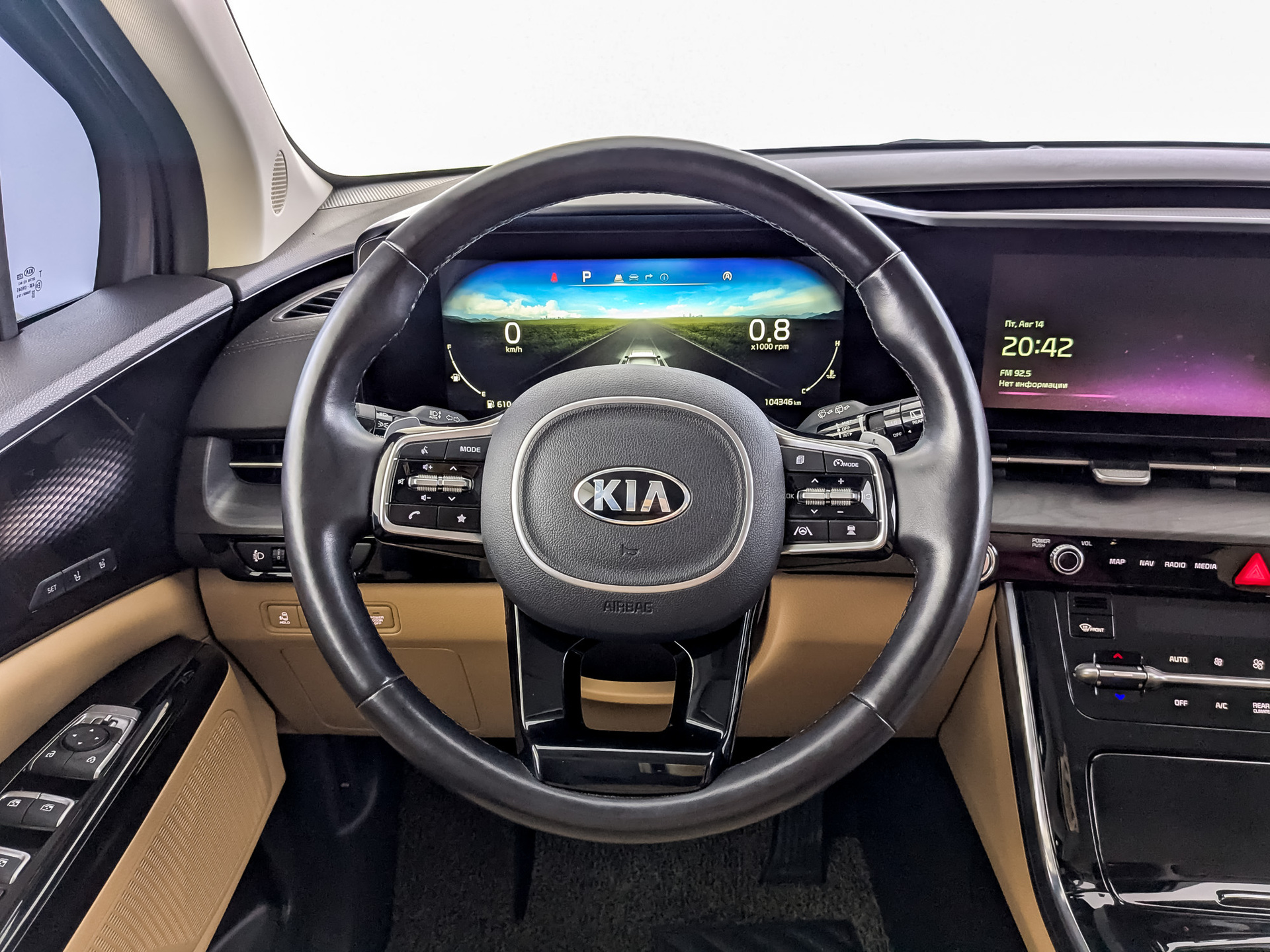 KIA Carnival 2.20 (202 л.с), автомат, 2020, пробег 104 342 км