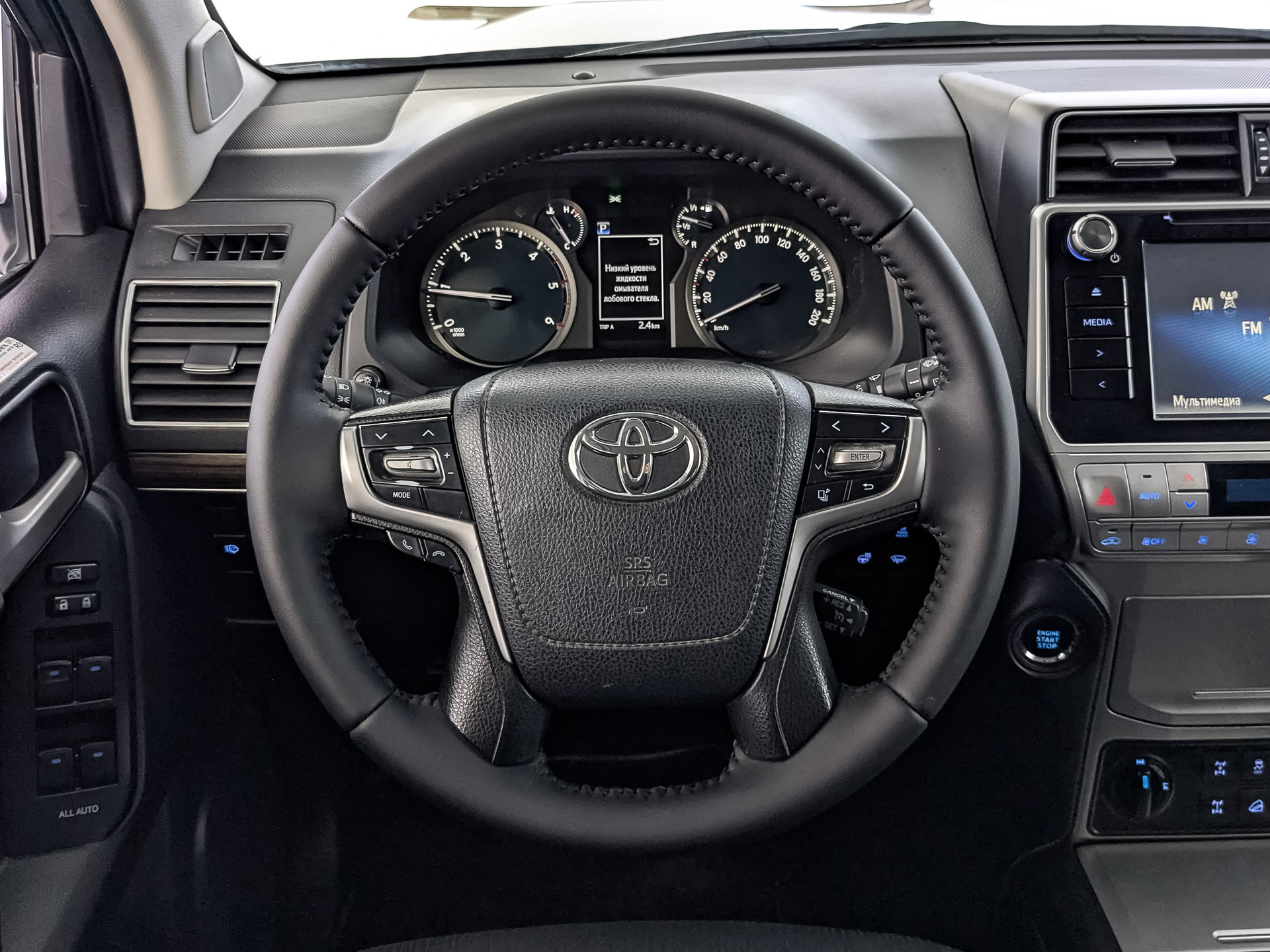 TOYOTA Land Cruiser Prado 2.80 (177 л.с), автомат, 2020, пробег 173 638 км