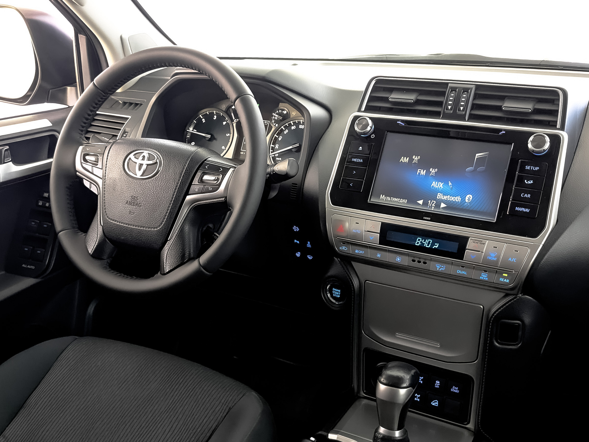 TOYOTA Land Cruiser Prado 2.80 (177 л.с), автомат, 2020, пробег 173 638 км
