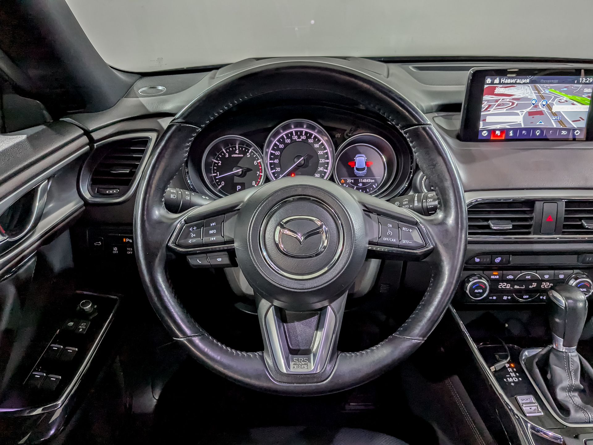 MAZDA CX-9 2.50 (231 л.с), автомат, 2018, пробег 114 842 км
