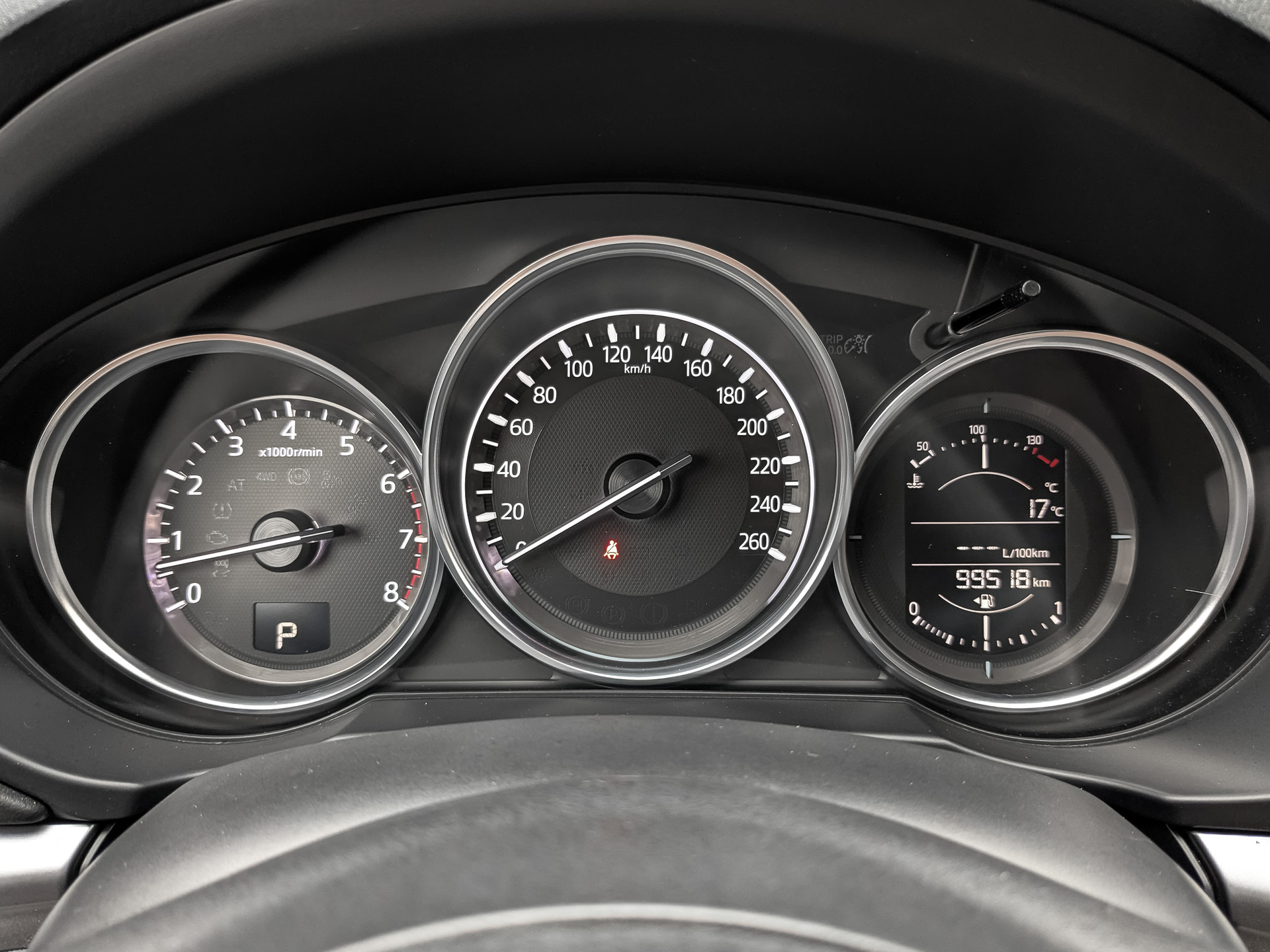 MAZDA CX-5 2.50 (194 л.с), автомат, 2017, пробег 99 511 км