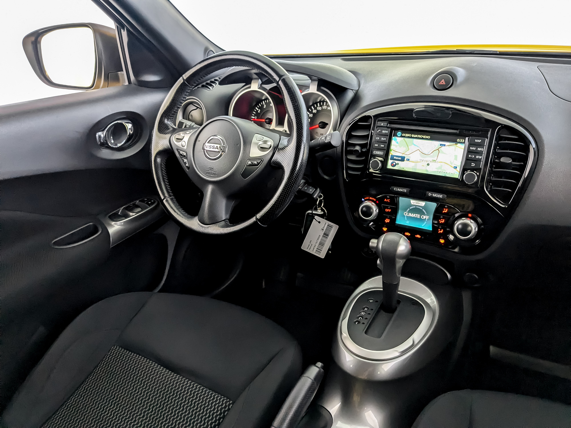 NISSAN Juke 1.60 (117 л.с), автомат, 2017, пробег 106 456 км