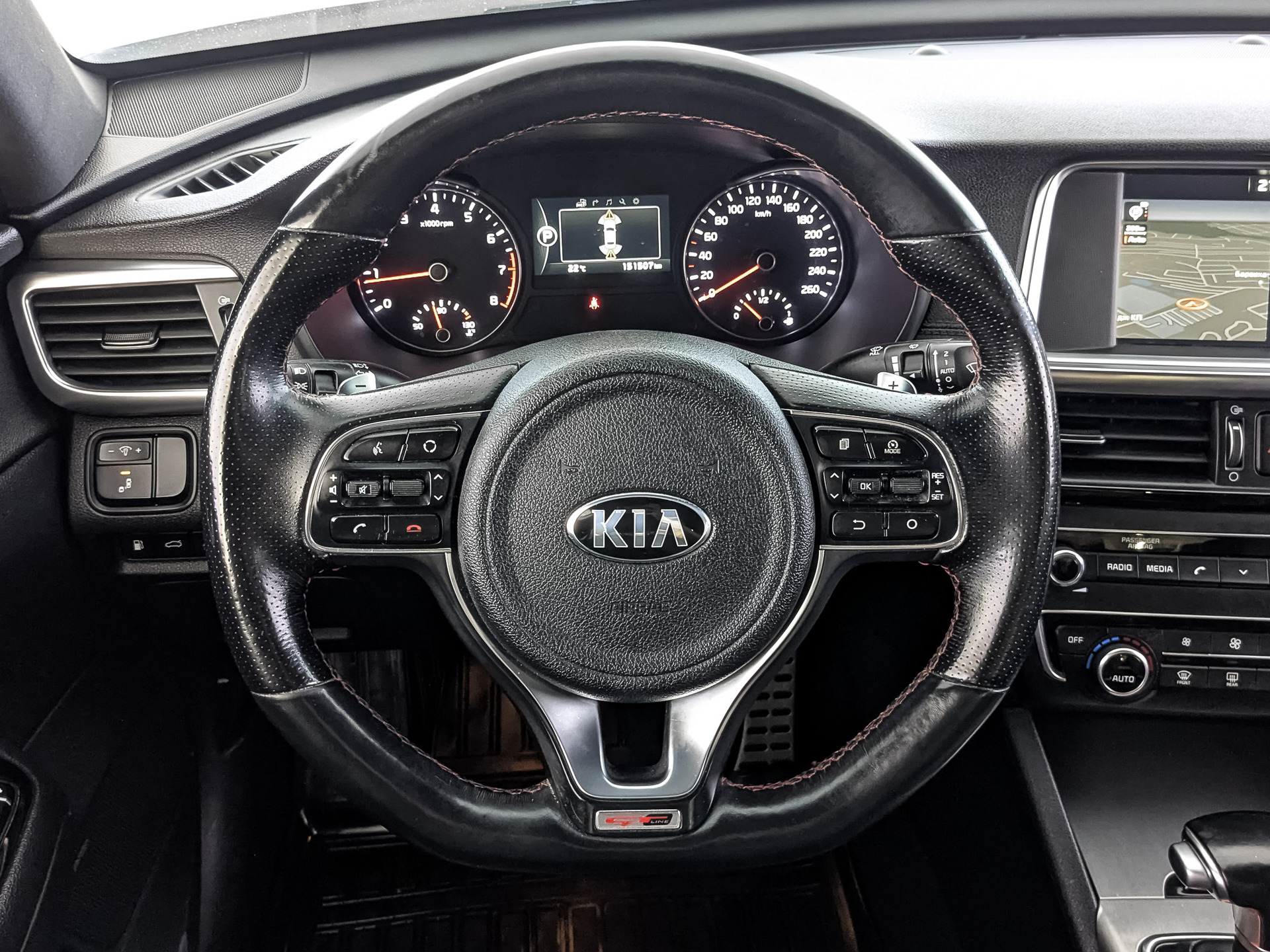 KIA Optima 2.40 (188 л.с), автомат, 2018, пробег 152 000 км