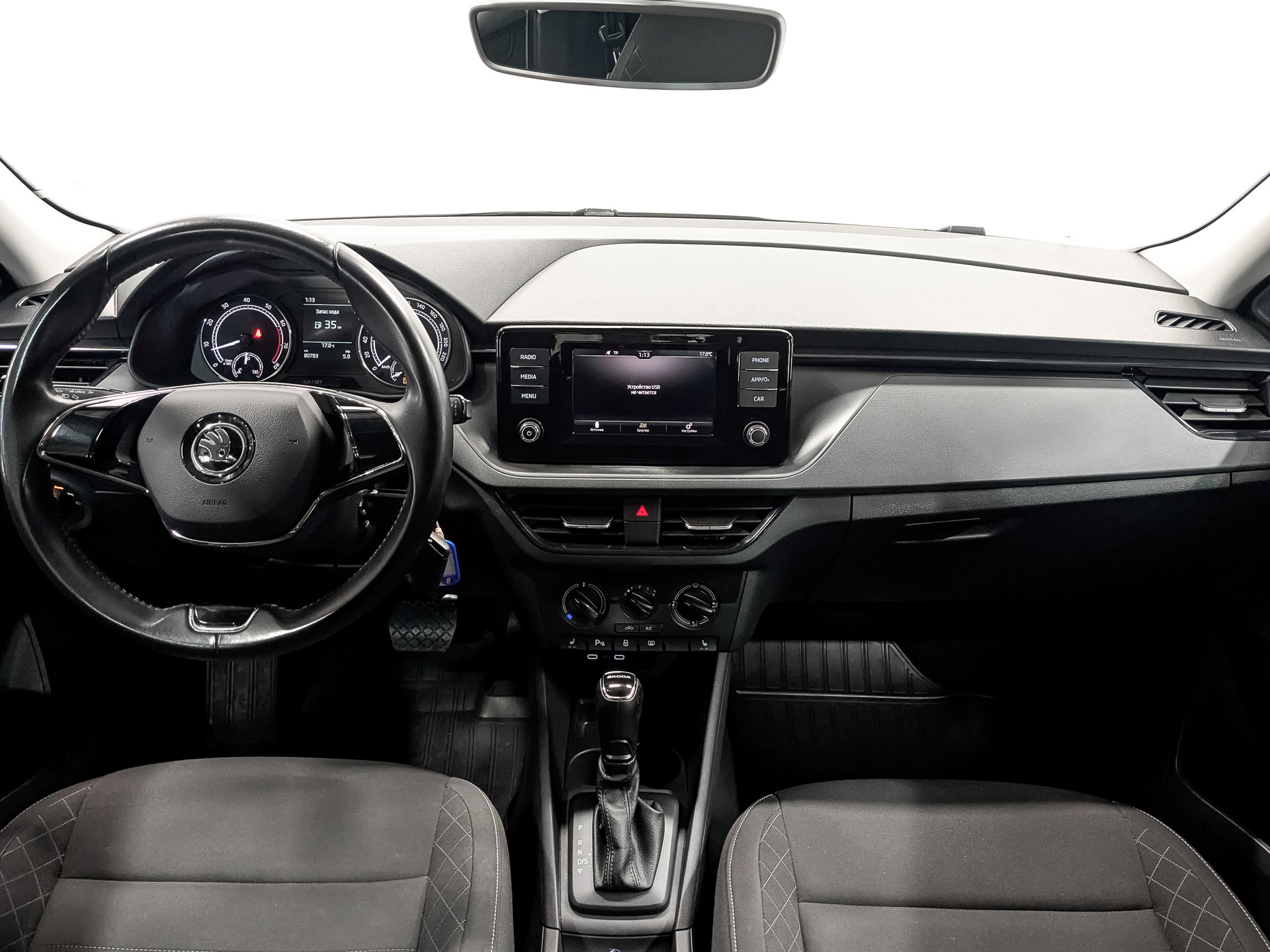 SKODA Rapid II 1.60 (110 л.с), автомат, 2020, пробег 80 698 км