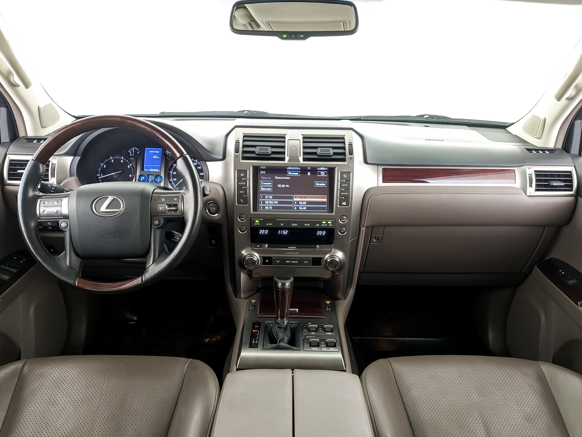 LEXUS GX 4.60 (296 л.с), автомат, 2015, пробег 135 293 км