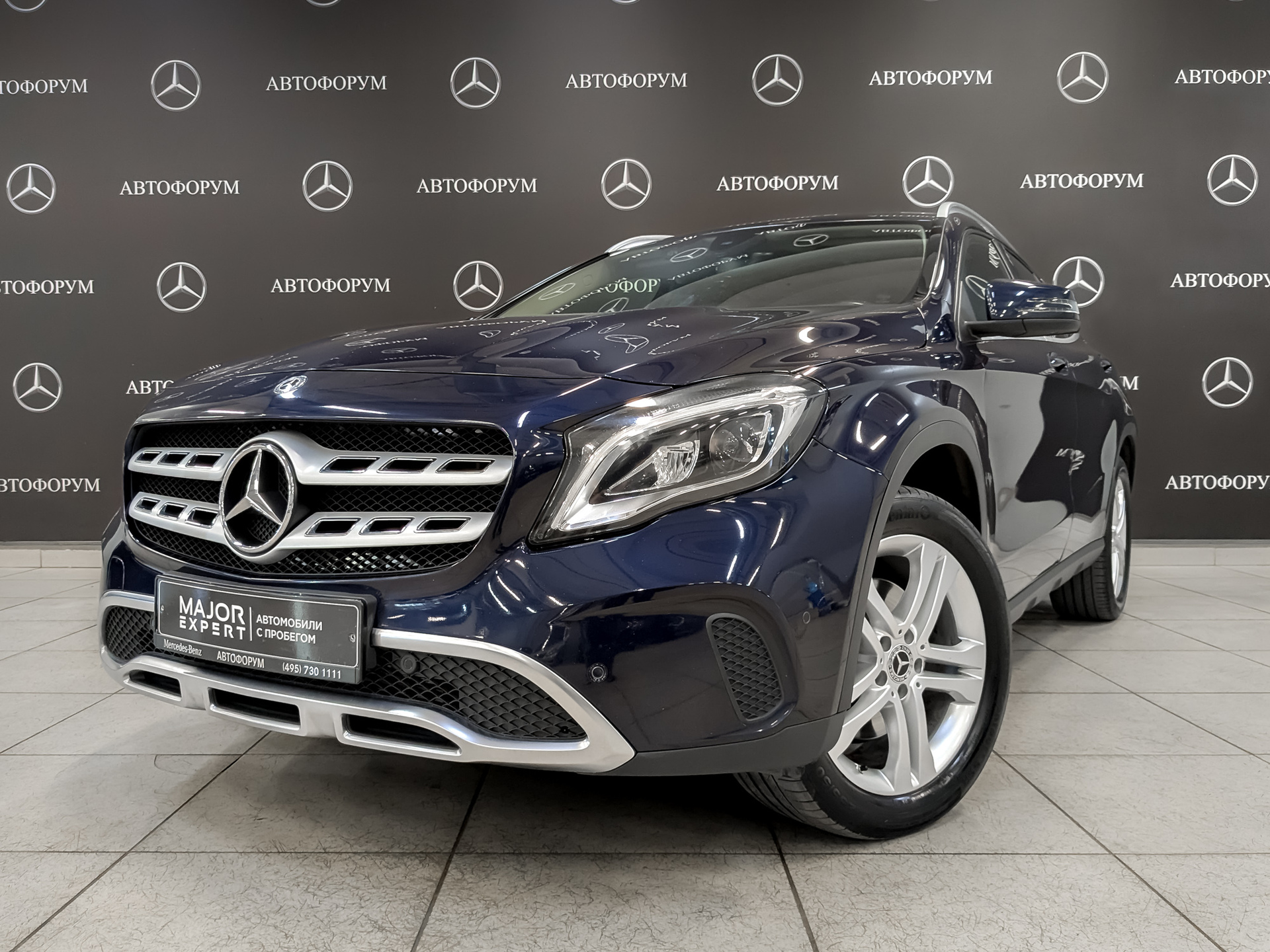 MERCEDES-BENZ GLA 2.00 (211 л.с), автомат, 2017, пробег 124 500 км