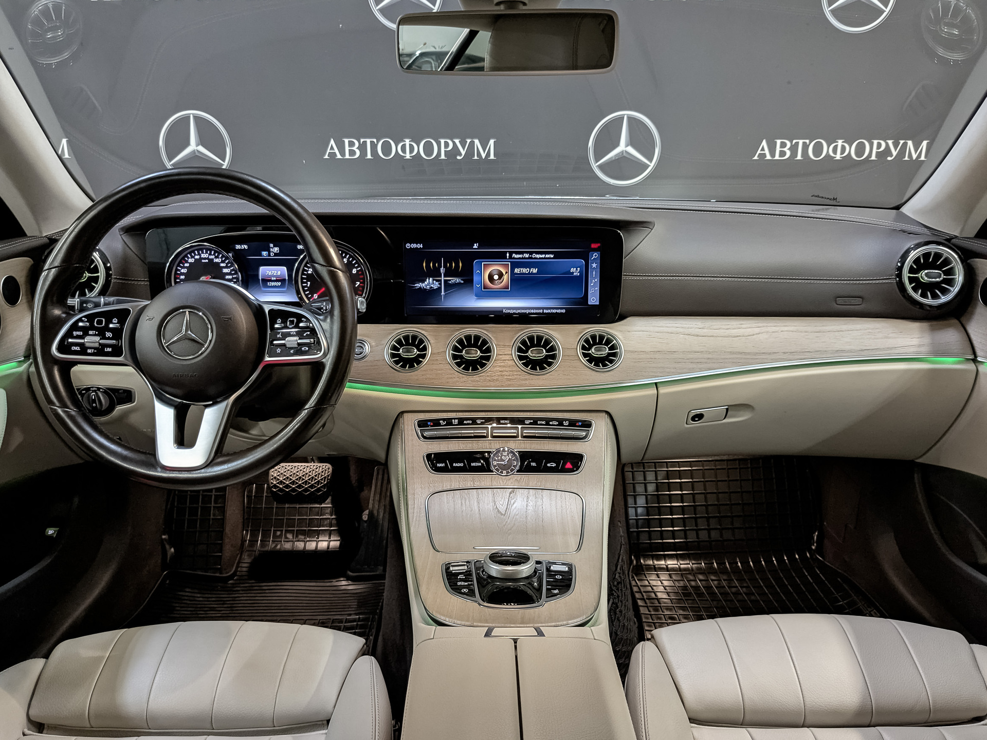 MERCEDES-BENZ E-Класс Купе 2.00 (197 л.с), автомат, 2020, пробег 128 902 км