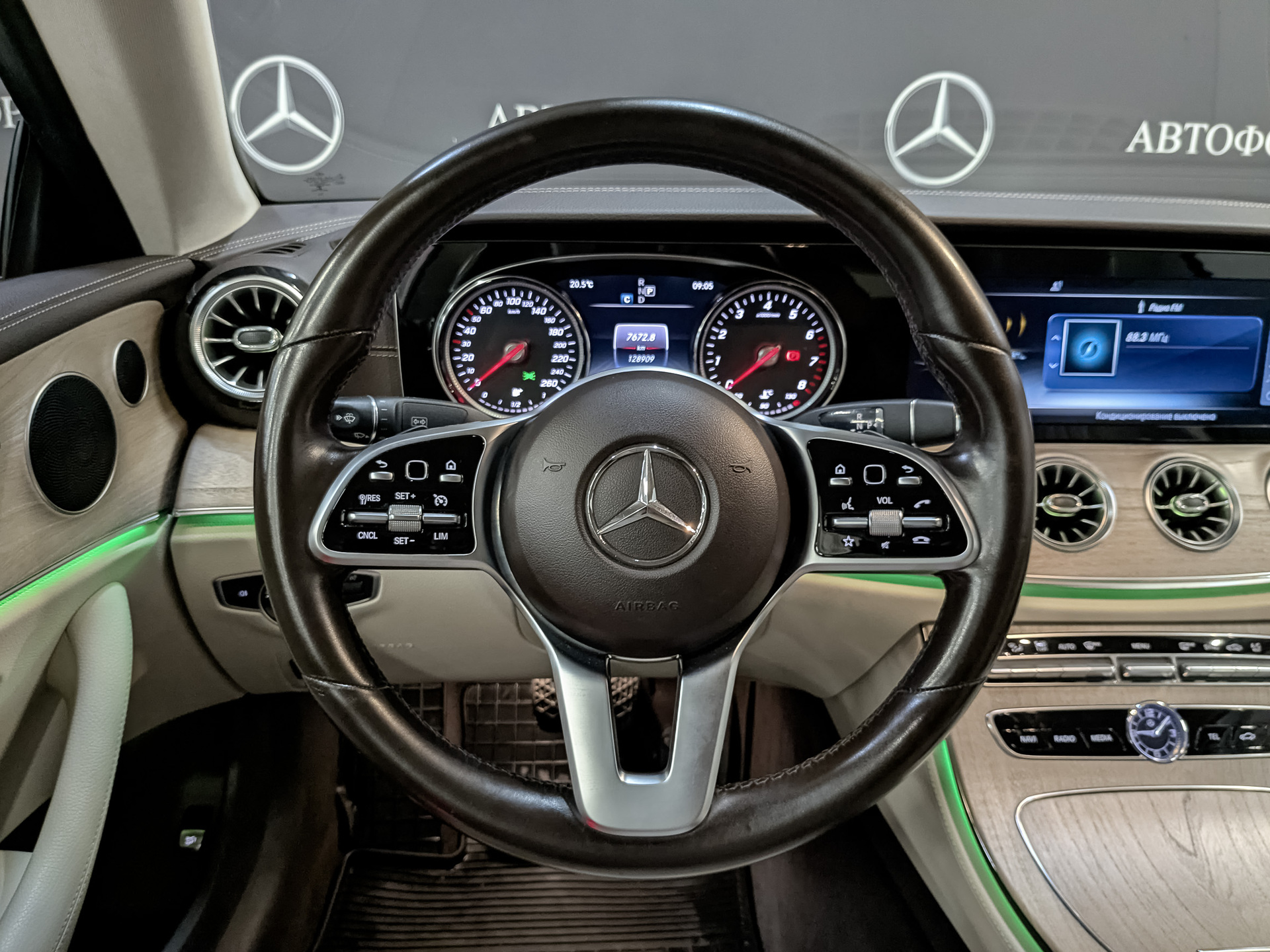 MERCEDES-BENZ E-Класс Купе 2.00 (197 л.с), автомат, 2020, пробег 128 902 км