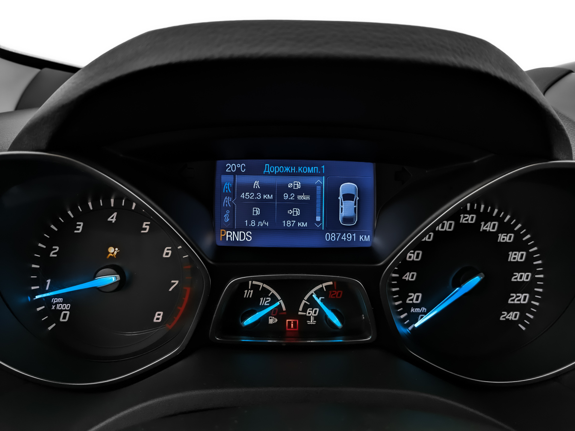 FORD Kuga 1.60 (150 л.с), автомат, 2016, пробег 87 440 км