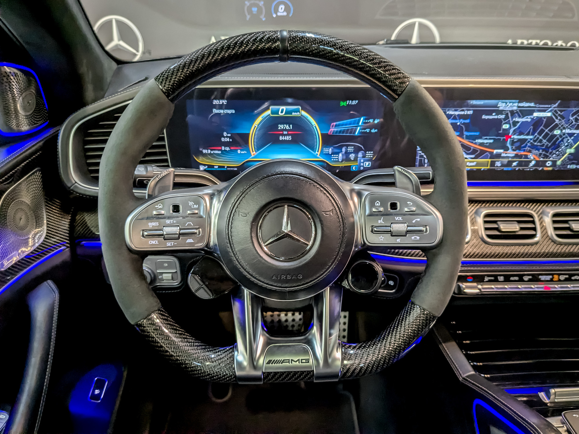 MERCEDES-BENZ GLE AMG 63 S Coupe 4MATIC+ 4.00 (612 л.с), автомат, 2021, пробег 84 479 км