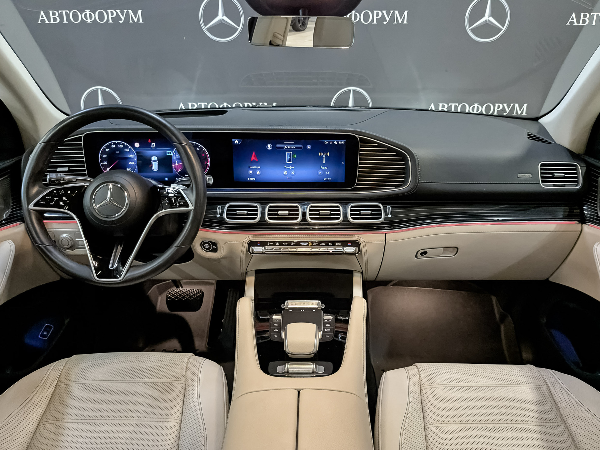 MERCEDES-BENZ GLE 3.00 (381 л.с), автомат, 2023, пробег 24 802 км