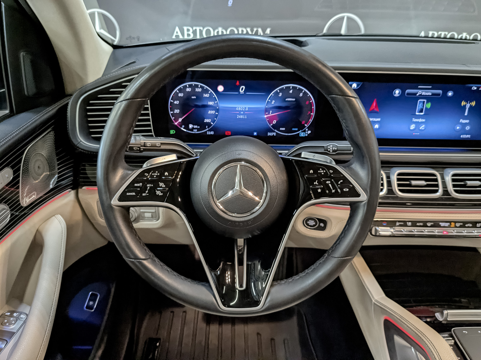 MERCEDES-BENZ GLE 3.00 (381 л.с), автомат, 2023, пробег 24 802 км