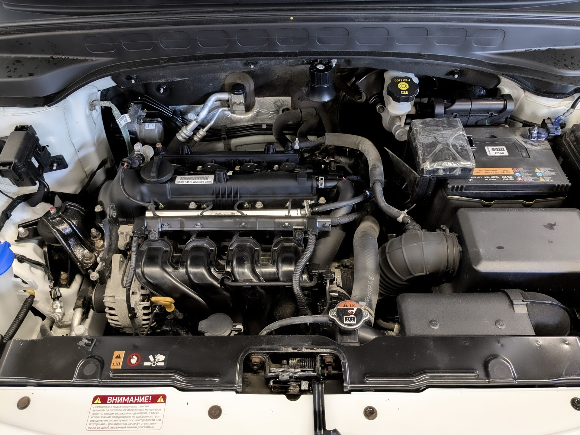 HYUNDAI Creta 1.60 (121 л.с), автомат, 2021, пробег 95 781 км
