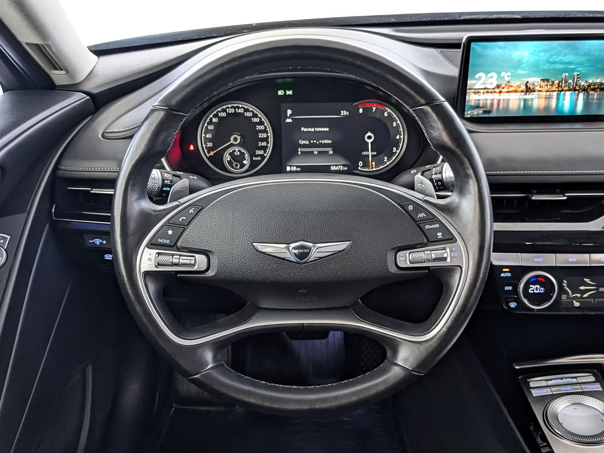 GENESIS G80 2.50 (249 л.с), автомат, 2021, пробег 58 470 км