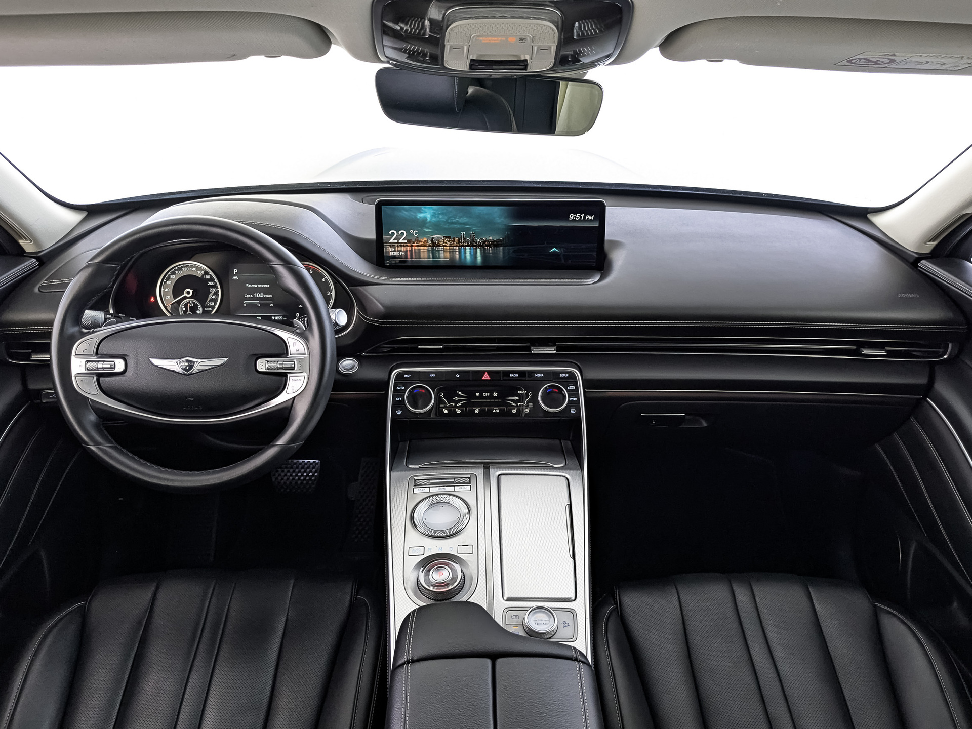 GENESIS GV80 3.00 (249 л.с), автомат, 2021, пробег 91 500 км