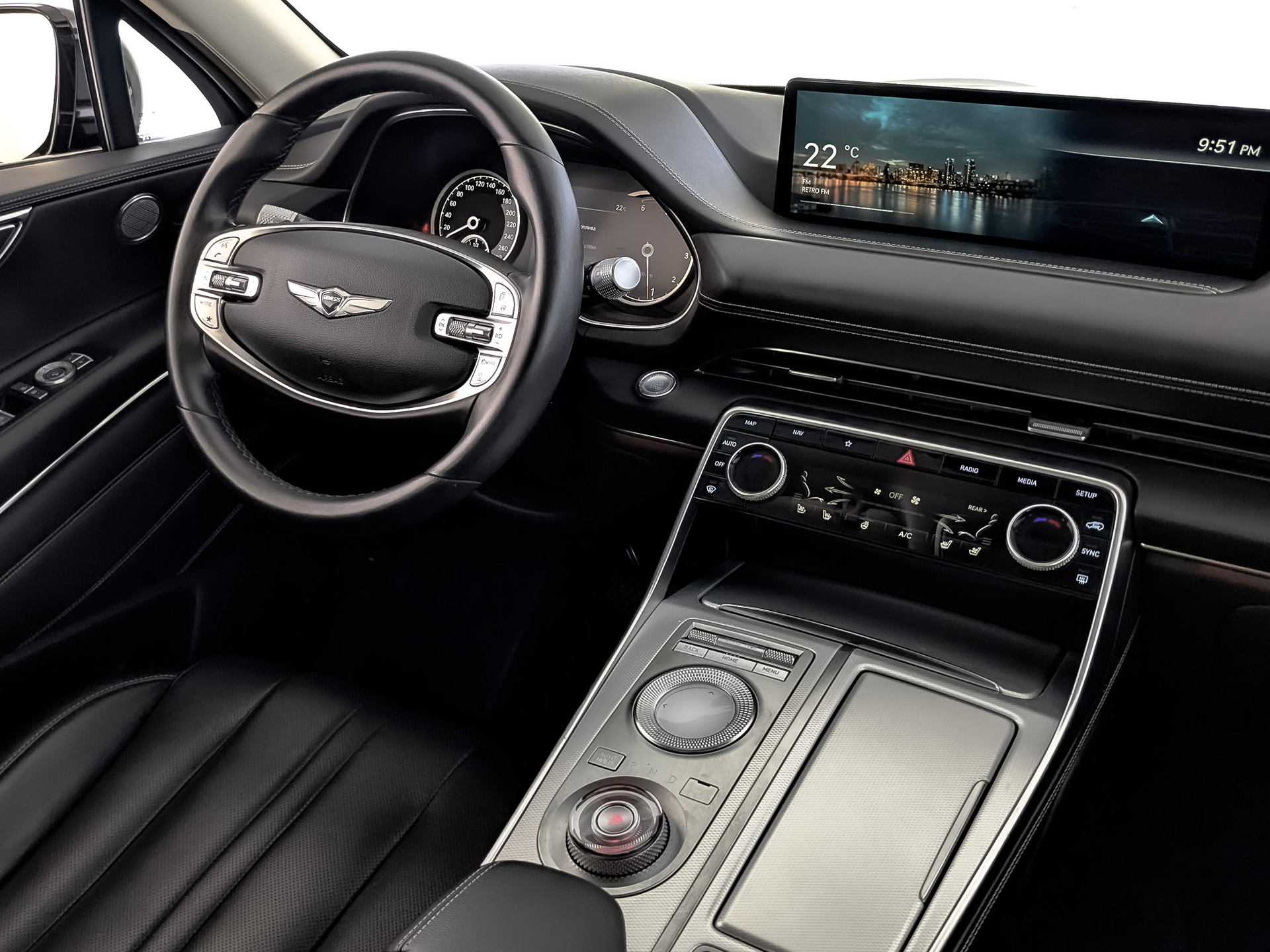 GENESIS GV80 3.00 (249 л.с), автомат, 2021, пробег 91 500 км