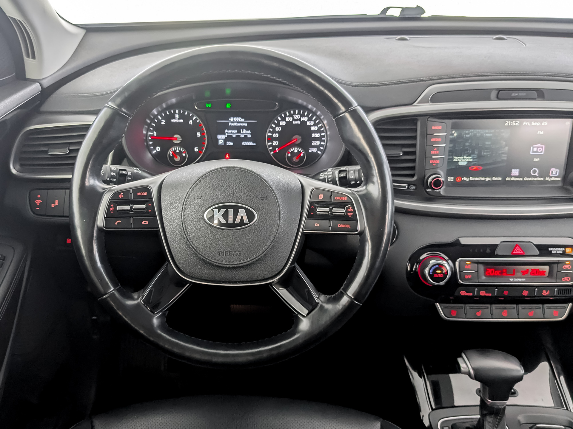 KIA Sorento Prime 2.00 (186 л.с), автомат, 2019, пробег 62 870 км