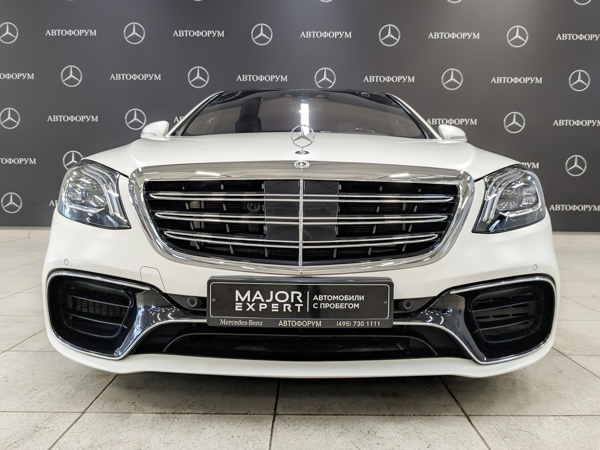 MERCEDES-BENZ S-Класс 4.00 (612 л.с), автомат, 2019, пробег 126 844 км
