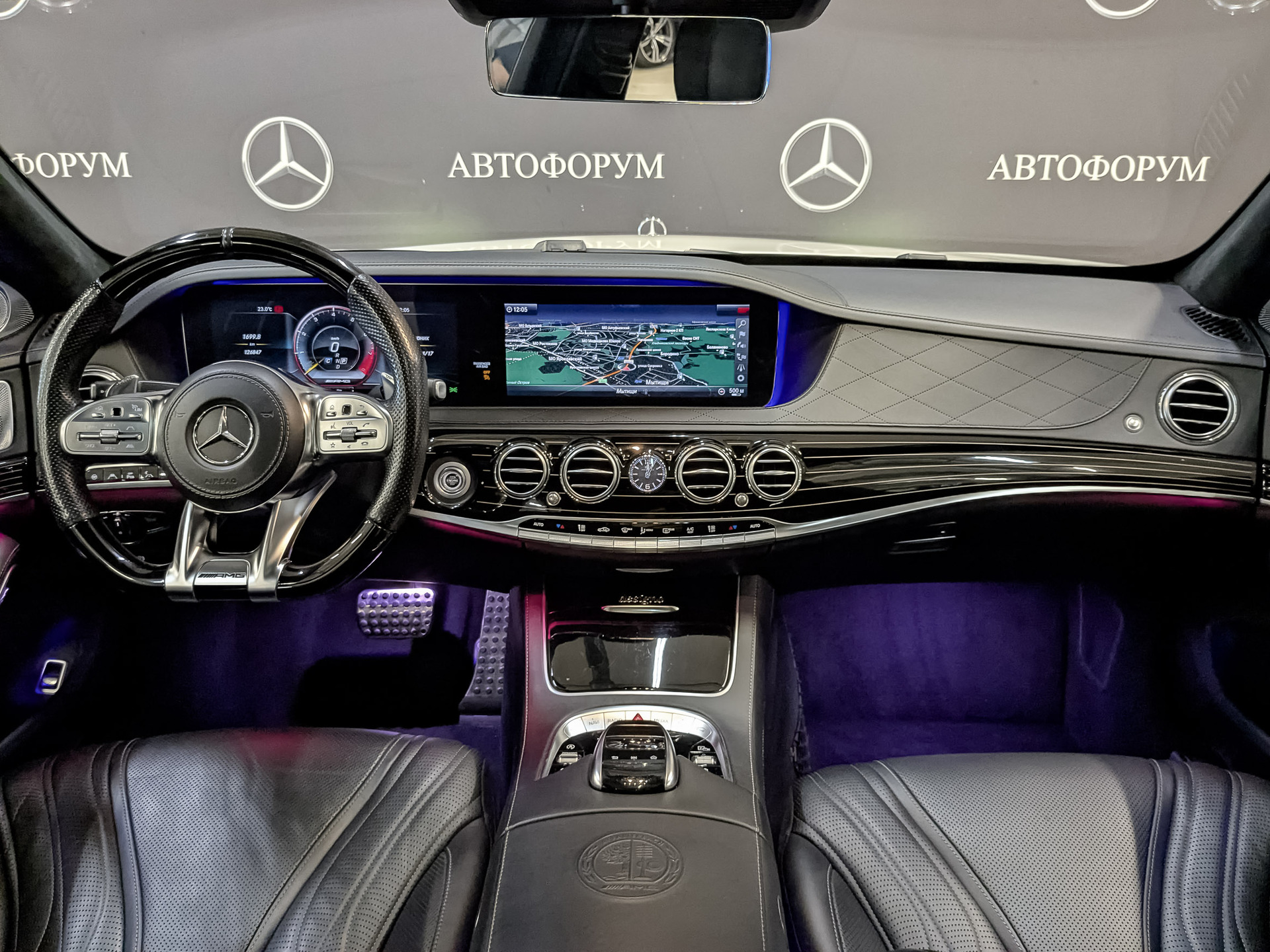 MERCEDES-BENZ S-Класс 4.00 (612 л.с), автомат, 2019, пробег 126 844 км